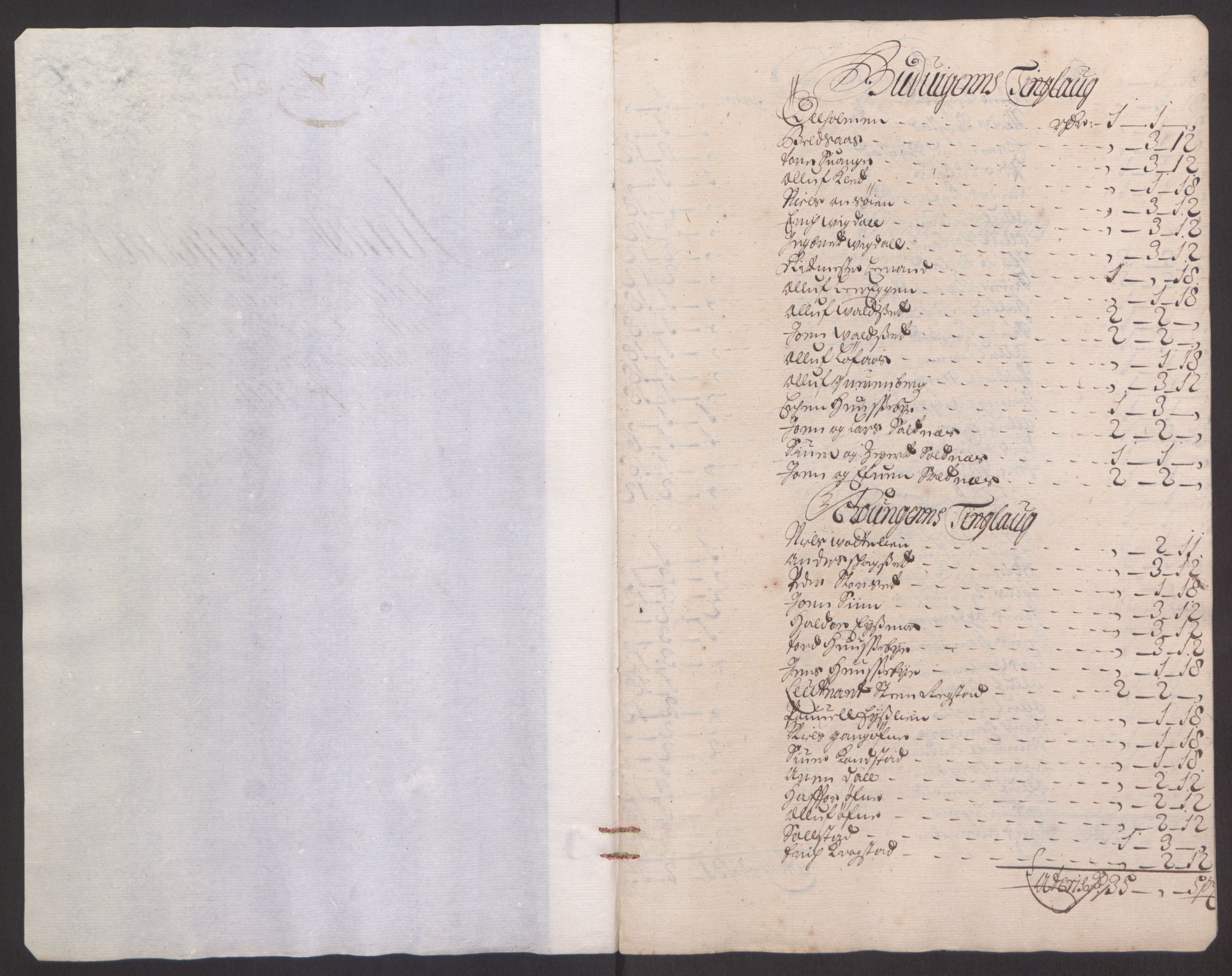 Rentekammeret inntil 1814, Reviderte regnskaper, Fogderegnskap, RA/EA-4092/R61/L4104: Fogderegnskap Strinda og Selbu, 1693-1694, p. 129