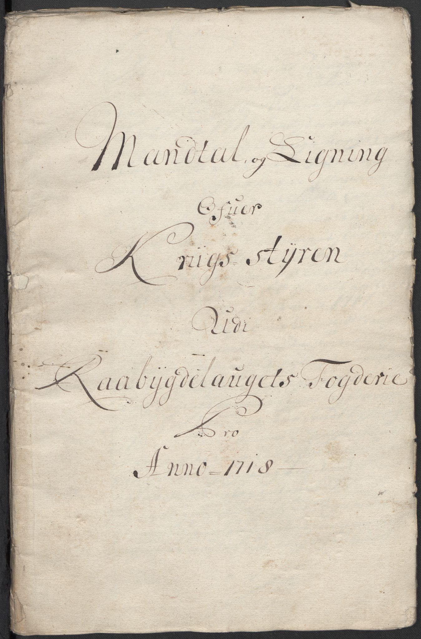 Rentekammeret inntil 1814, Reviderte regnskaper, Fogderegnskap, AV/RA-EA-4092/R40/L2453: Fogderegnskap Råbyggelag, 1718-1719, p. 29