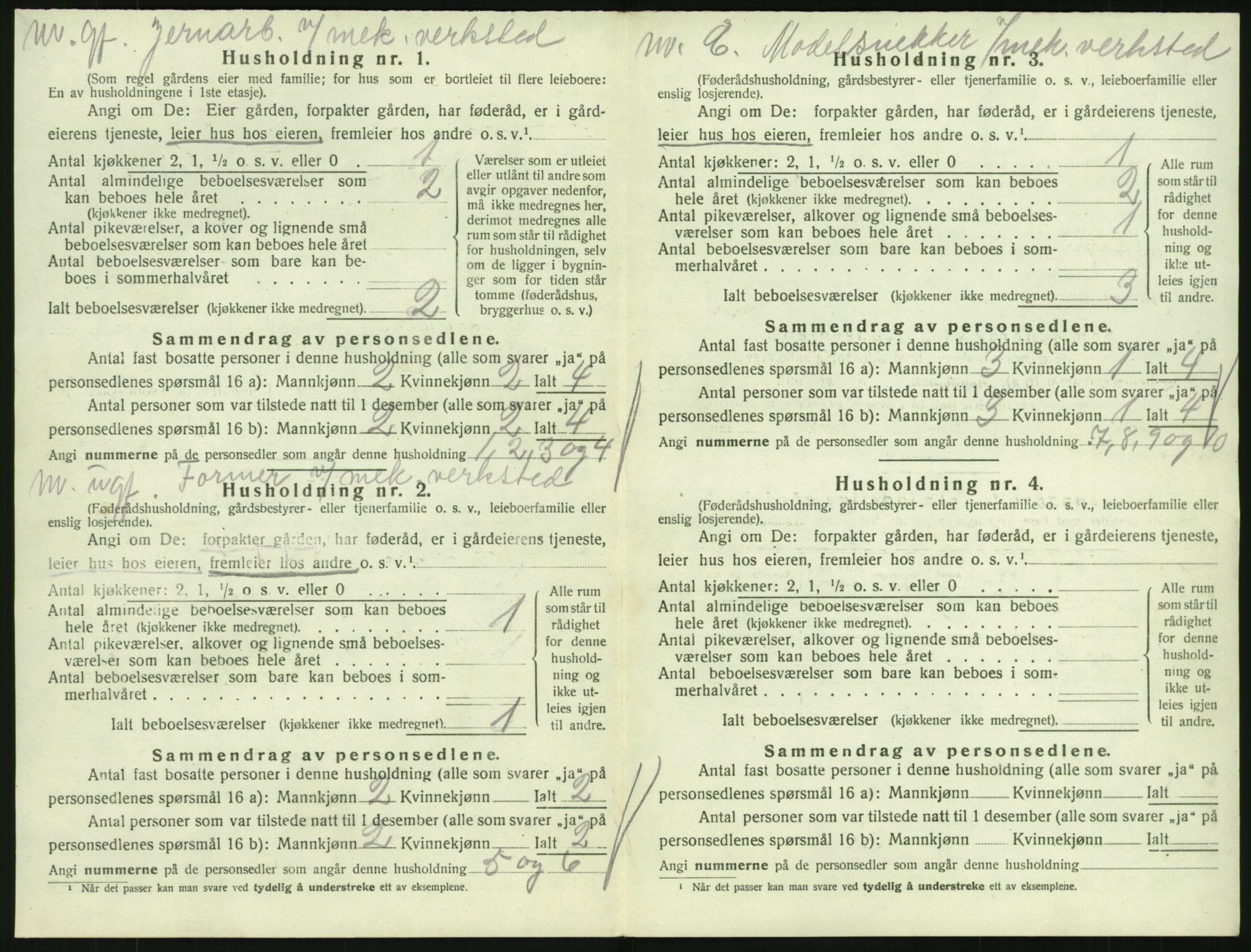 SAKO, 1920 census for Hedrum, 1920, p. 124