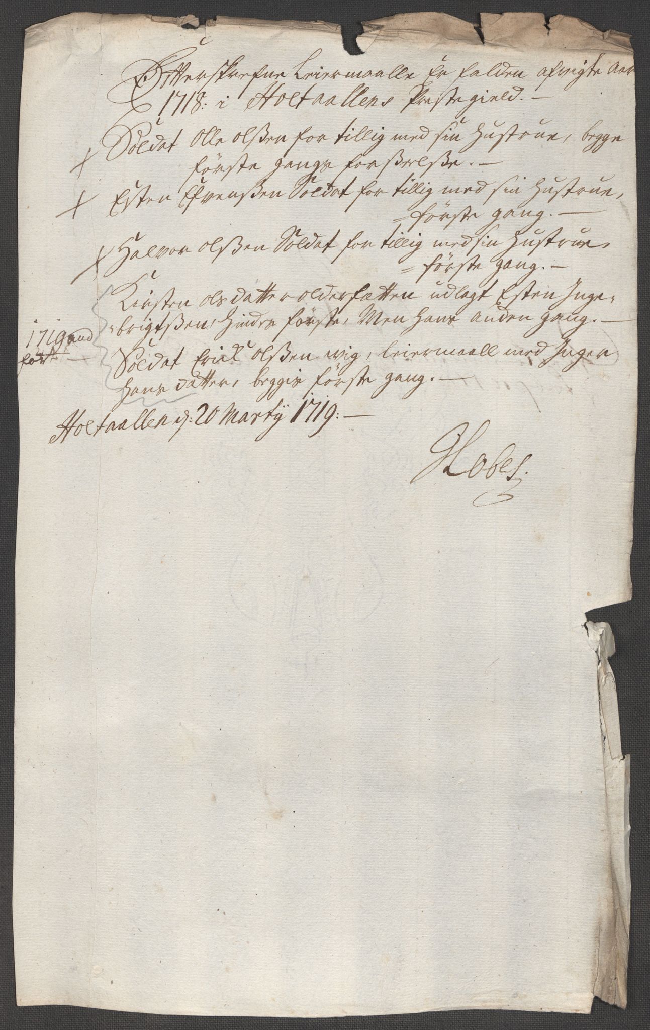 Rentekammeret inntil 1814, Reviderte regnskaper, Fogderegnskap, AV/RA-EA-4092/R60/L3972: Fogderegnskap Orkdal og Gauldal, 1718, p. 131