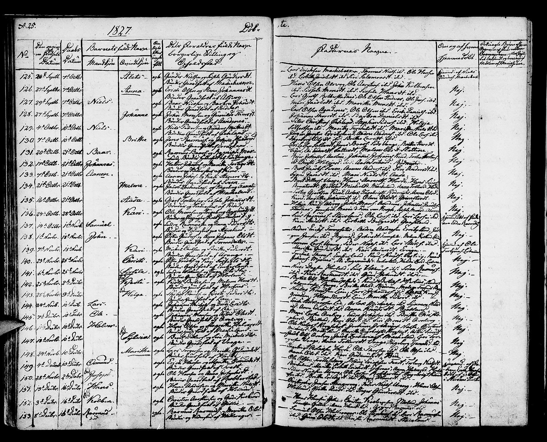 Finnås sokneprestembete, AV/SAB-A-99925/H/Ha/Haa/Haaa/L0005: Parish register (official) no. A 5, 1823-1835, p. 25