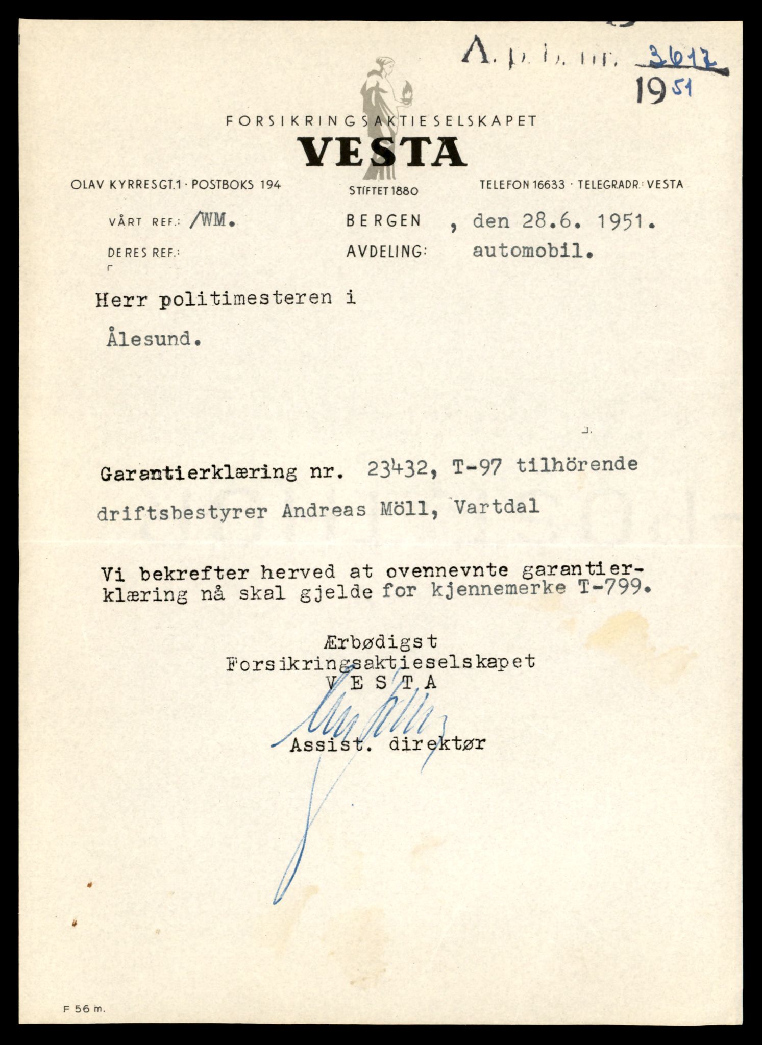 Møre og Romsdal vegkontor - Ålesund trafikkstasjon, SAT/A-4099/F/Fe/L0008: Registreringskort for kjøretøy T 747 - T 894, 1927-1998, p. 1566