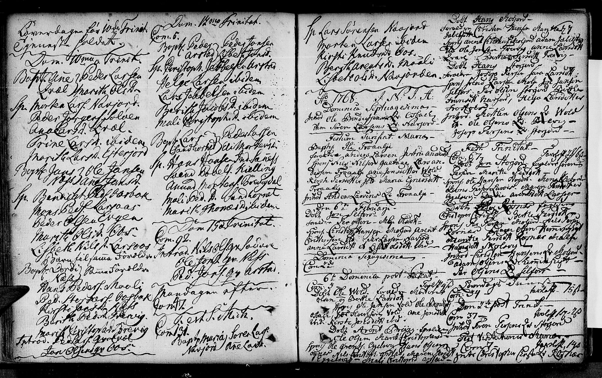 Ministerialprotokoller, klokkerbøker og fødselsregistre - Nordland, SAT/A-1459/846/L0643: Parish register (official) no. 846A01, 1748-1804, p. 27