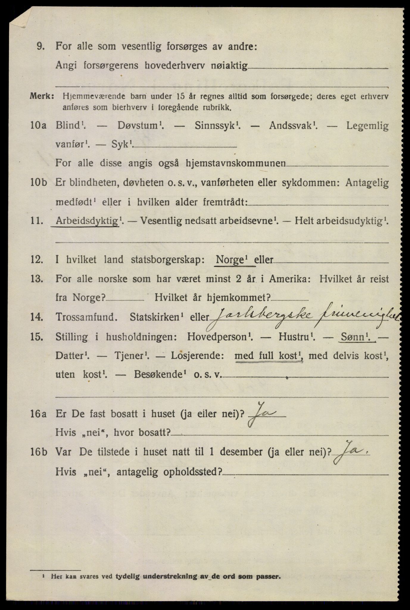 SAKO, 1920 census for Ramnes, 1920, p. 4349