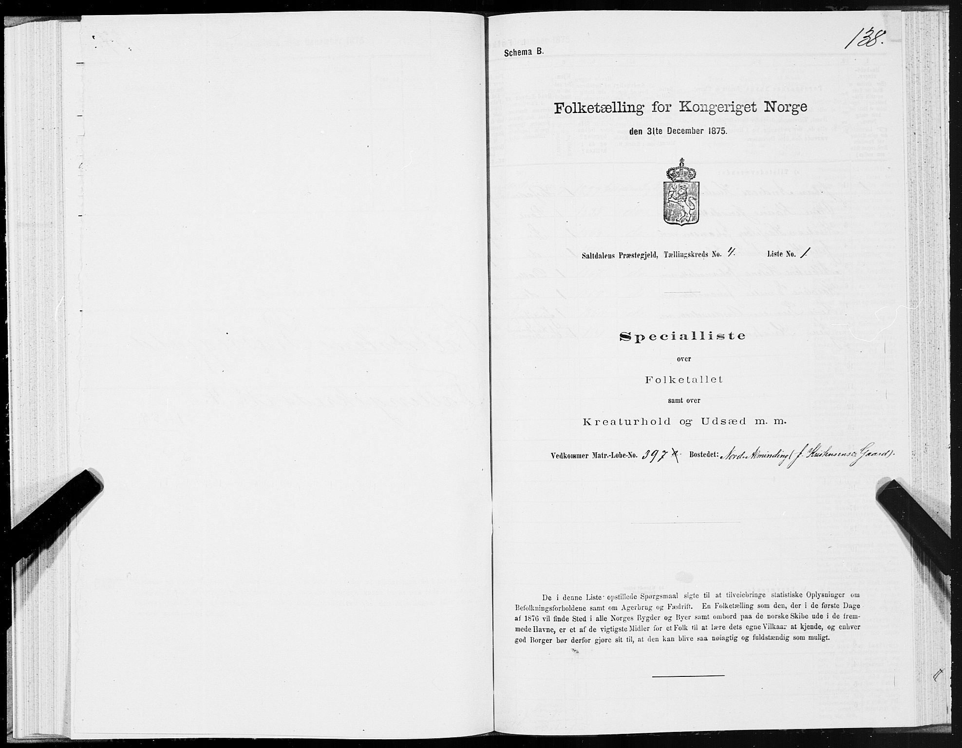 SAT, 1875 census for 1840P Saltdal, 1875, p. 2138