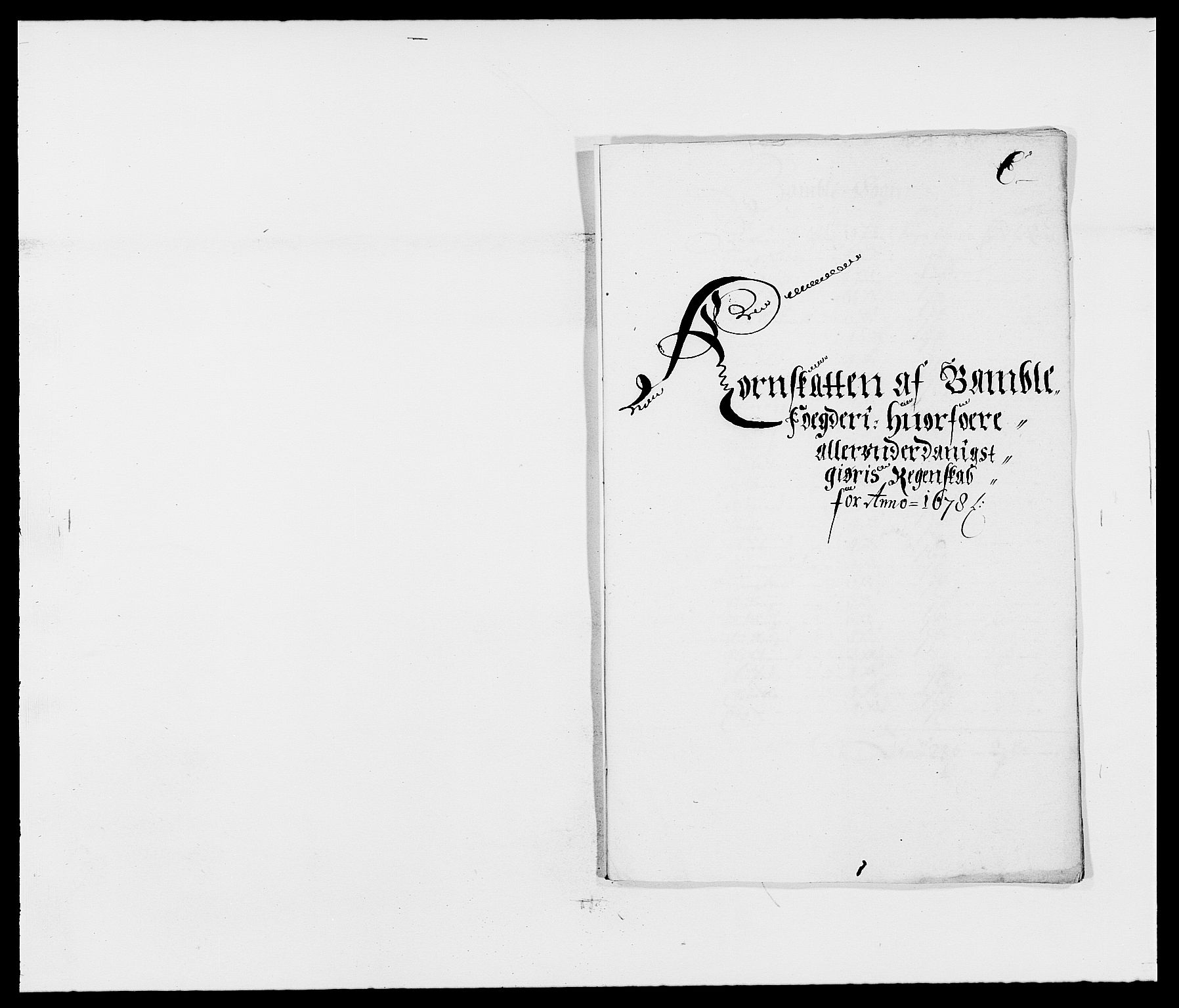 Rentekammeret inntil 1814, Reviderte regnskaper, Fogderegnskap, RA/EA-4092/R34/L2044: Fogderegnskap Bamble, 1678-1679, p. 70