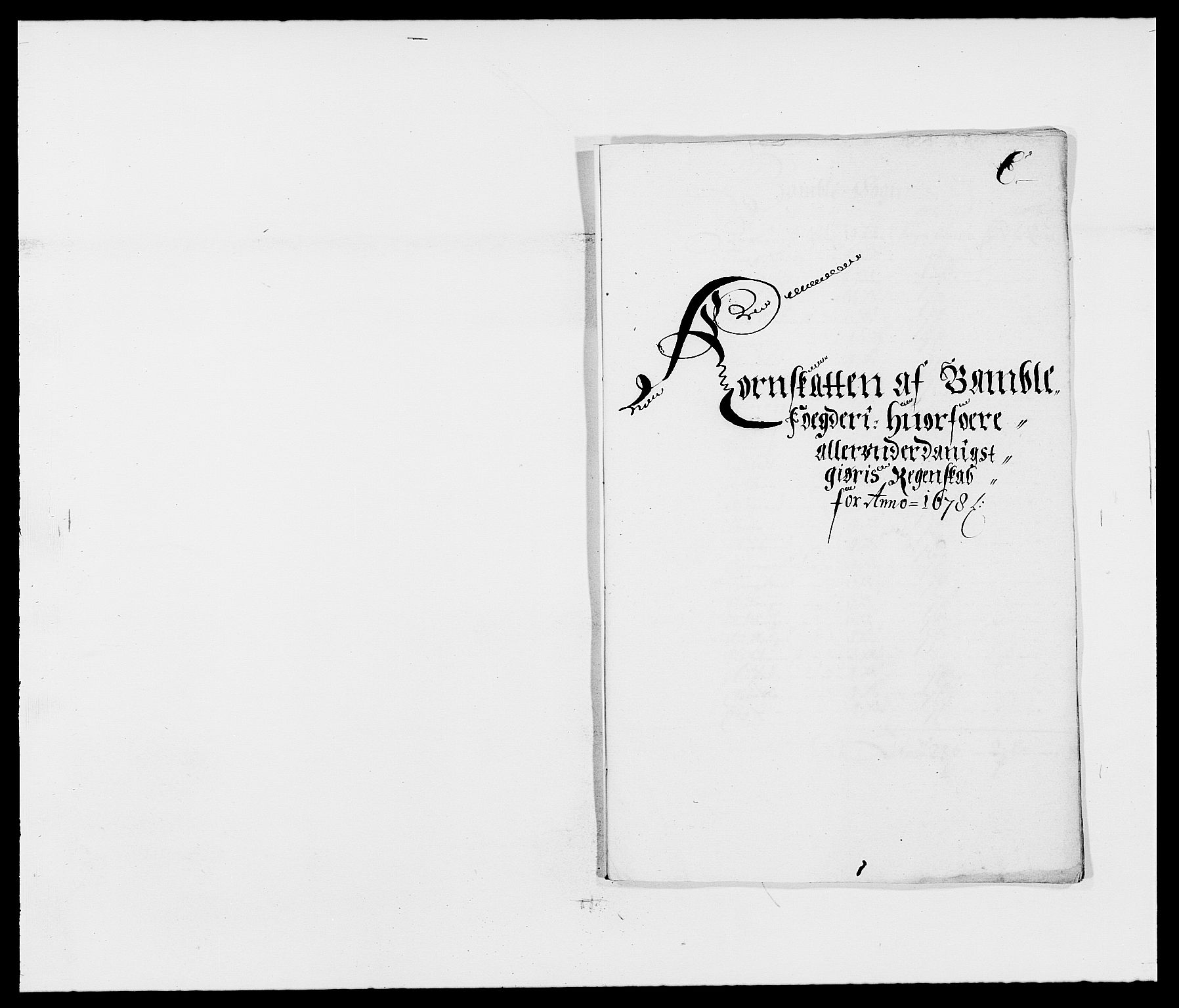 Rentekammeret inntil 1814, Reviderte regnskaper, Fogderegnskap, AV/RA-EA-4092/R34/L2044: Fogderegnskap Bamble, 1678-1679, p. 70