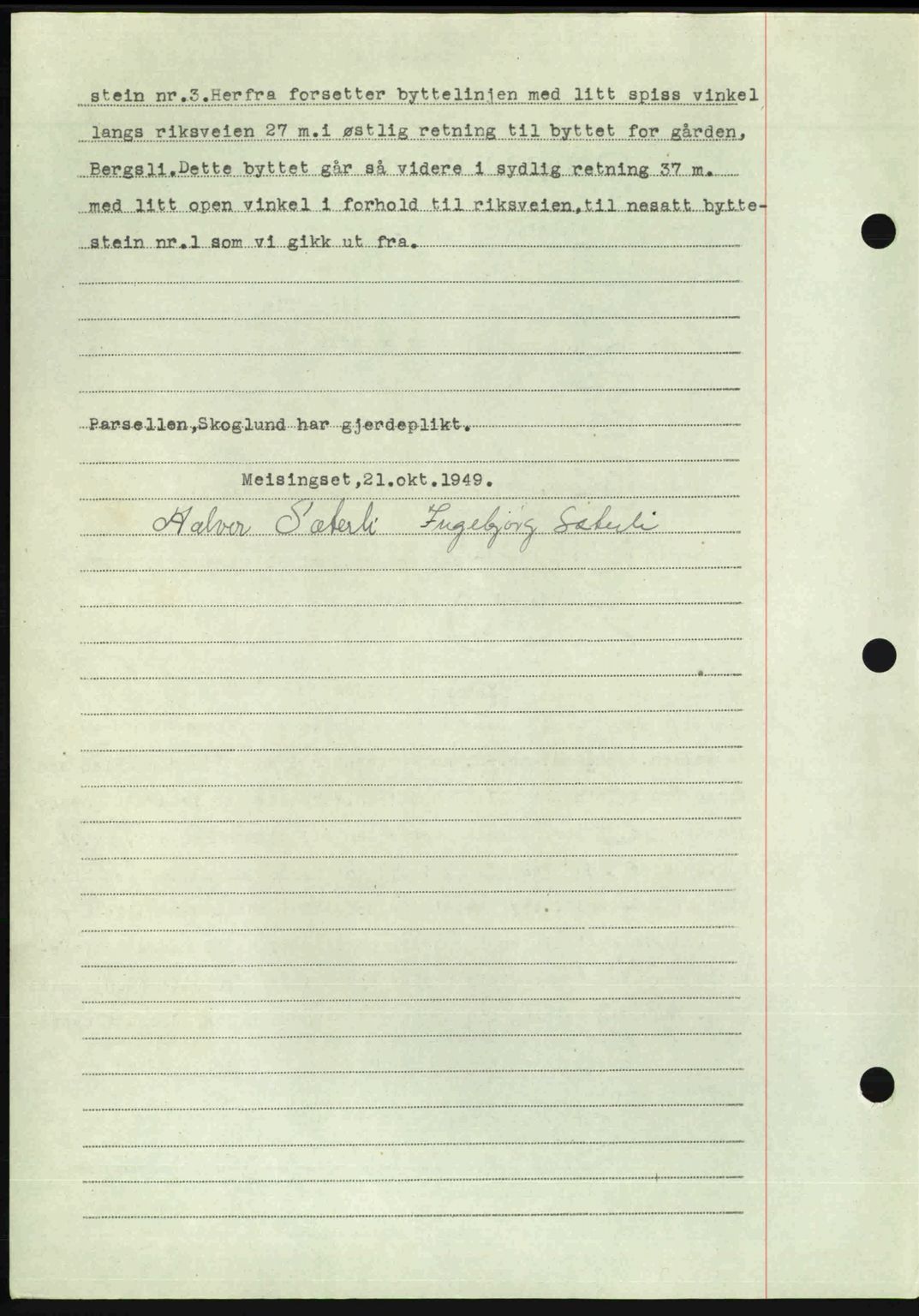 Nordmøre sorenskriveri, AV/SAT-A-4132/1/2/2Ca: Mortgage book no. A114, 1950-1950, Diary no: : 861/1950