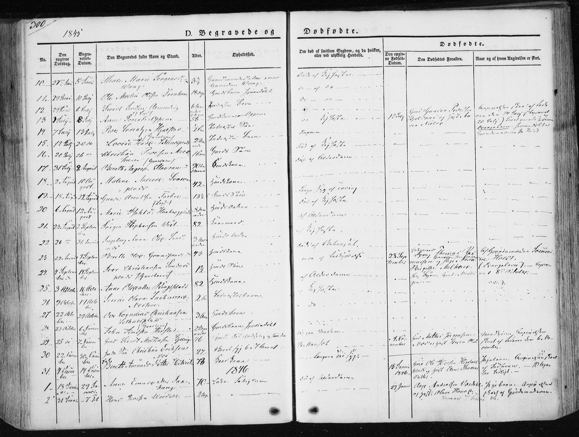 Ministerialprotokoller, klokkerbøker og fødselsregistre - Nord-Trøndelag, AV/SAT-A-1458/730/L0280: Parish register (official) no. 730A07 /1, 1840-1854, p. 300