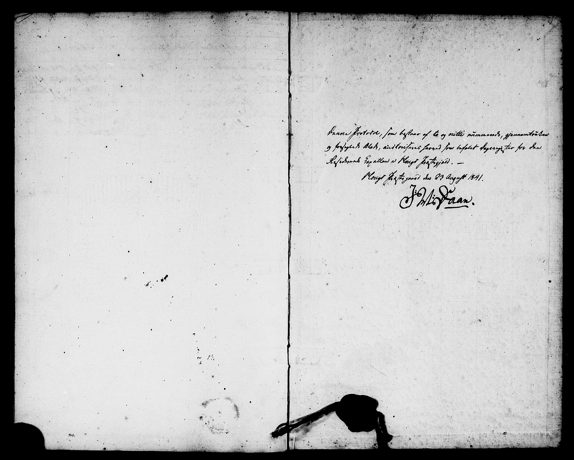 Haus sokneprestembete, SAB/A-75601: Curate's parish register no. A 2, 1841-1850