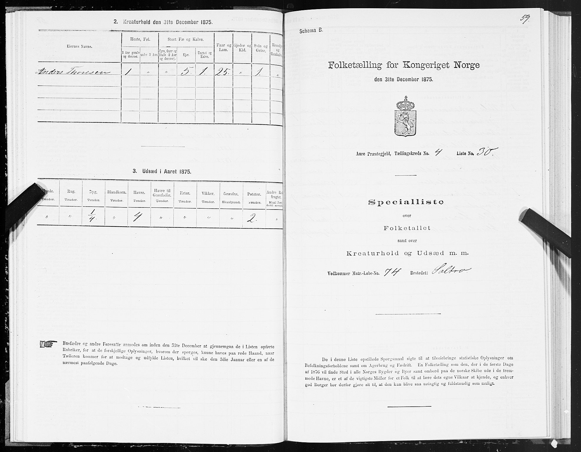 SAT, 1875 census for 1569P Aure, 1875, p. 4059