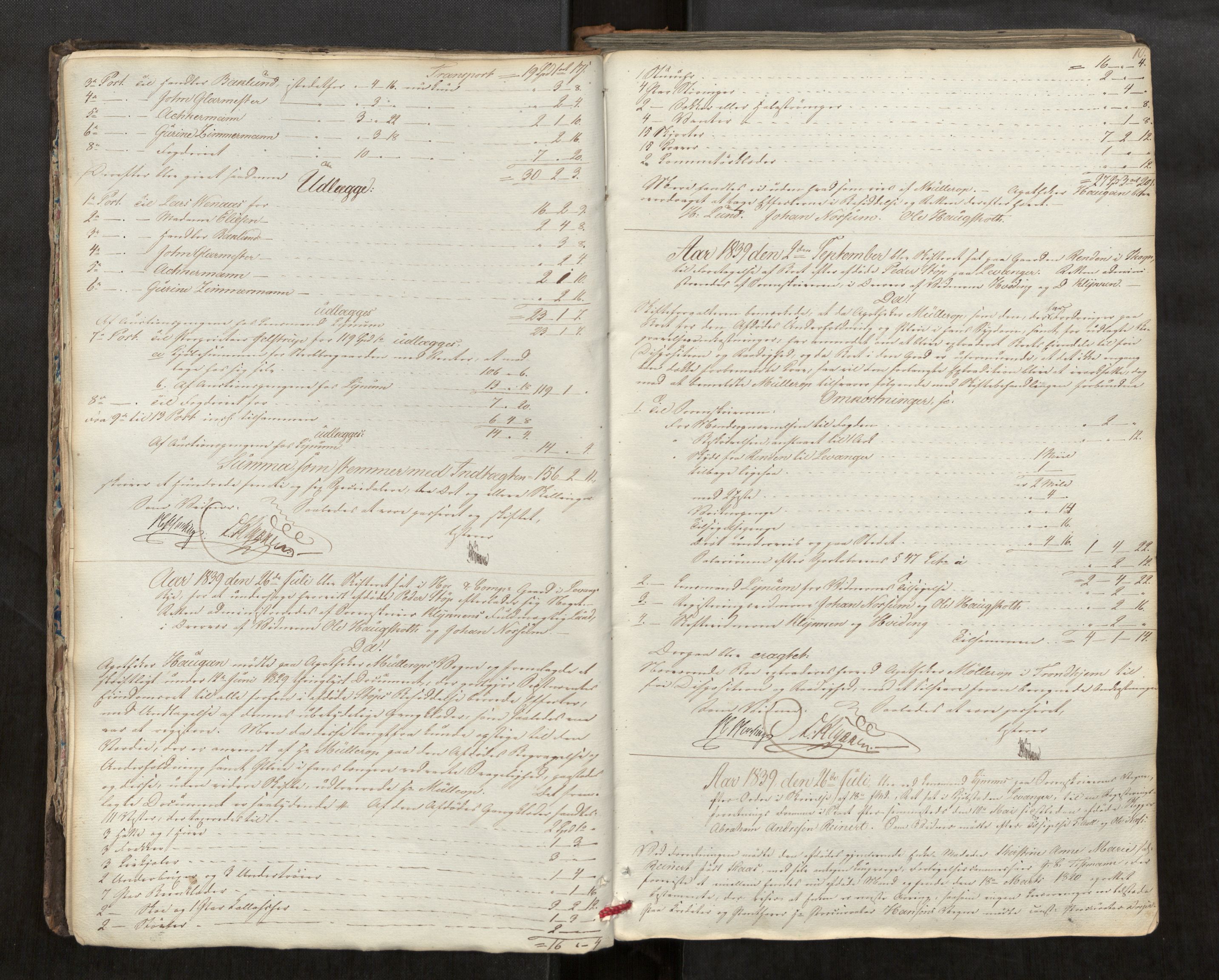 Stjør- og Verdal sorenskriveri, AV/SAT-A-4167/1/3/3A/L0060: Skifteprotokoll for Levanger, 1839-1871, p. 10