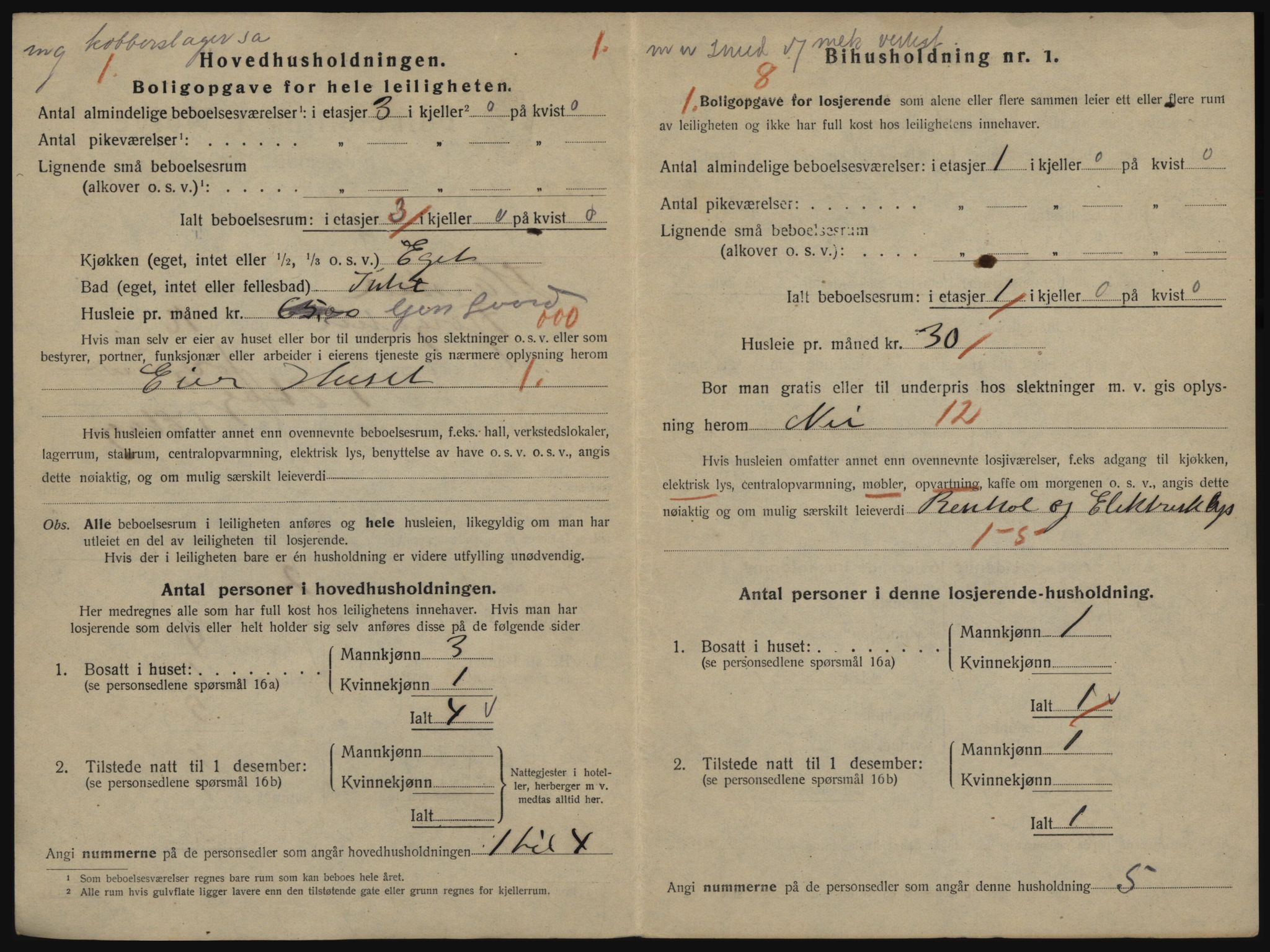 SATØ, 1920 census for Harstad, 1920, p. 874