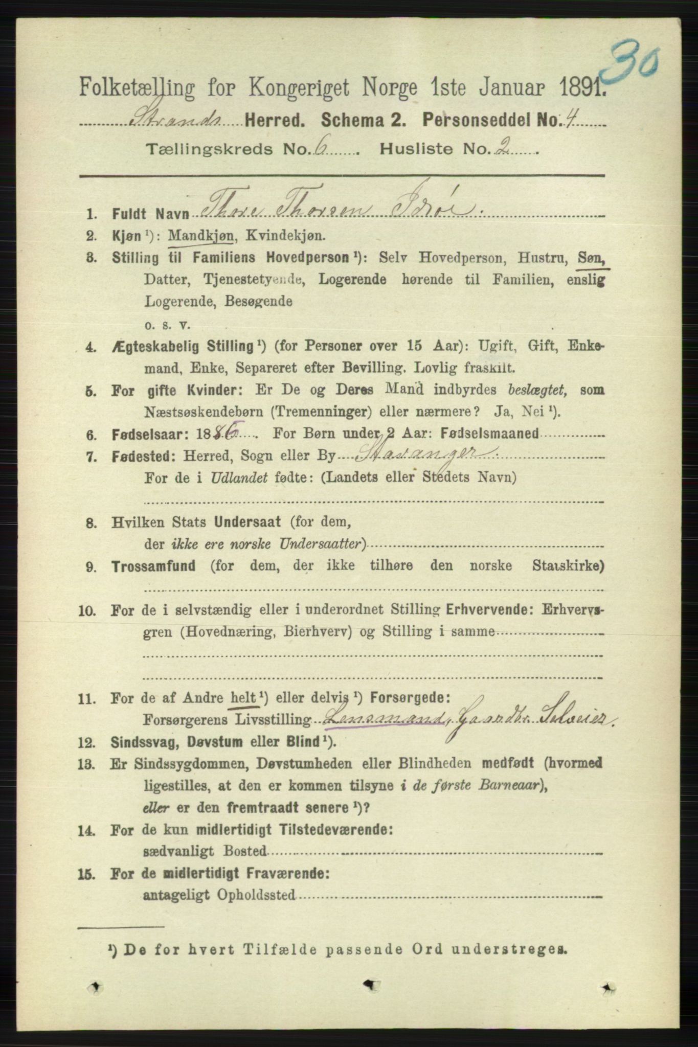 RA, 1891 census for 1130 Strand, 1891, p. 1673