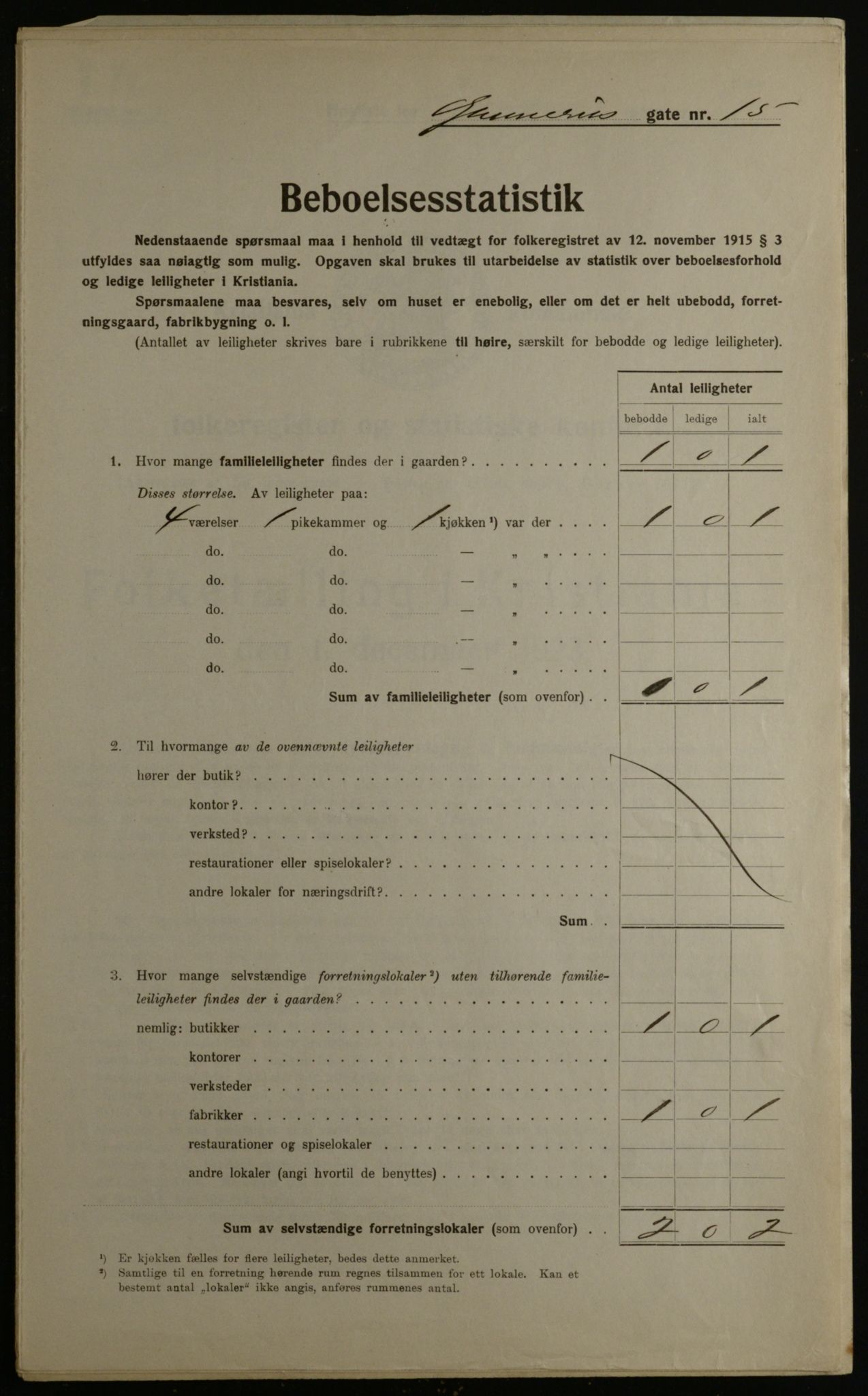 OBA, Municipal Census 1923 for Kristiania, 1923, p. 6188