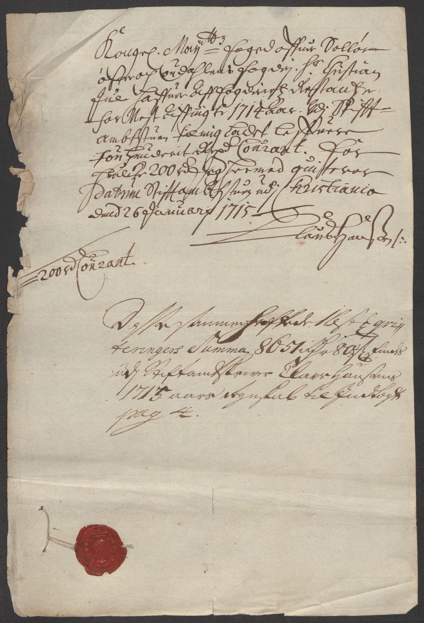 Rentekammeret inntil 1814, Reviderte regnskaper, Fogderegnskap, AV/RA-EA-4092/R13/L0853: Fogderegnskap Solør, Odal og Østerdal, 1715, p. 368