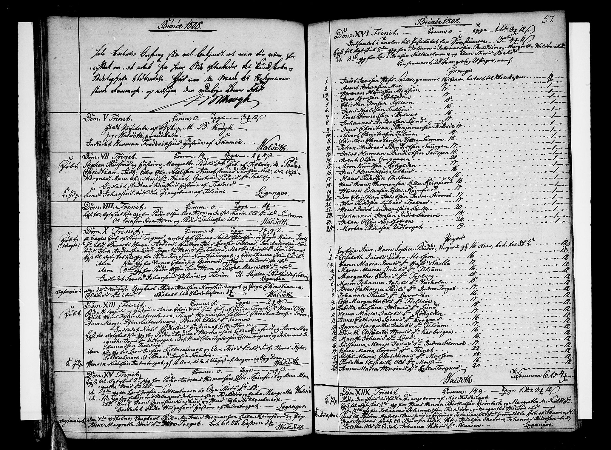 Ministerialprotokoller, klokkerbøker og fødselsregistre - Nordland, AV/SAT-A-1459/813/L0196: Parish register (official) no. 813A06, 1804-1819, p. 57