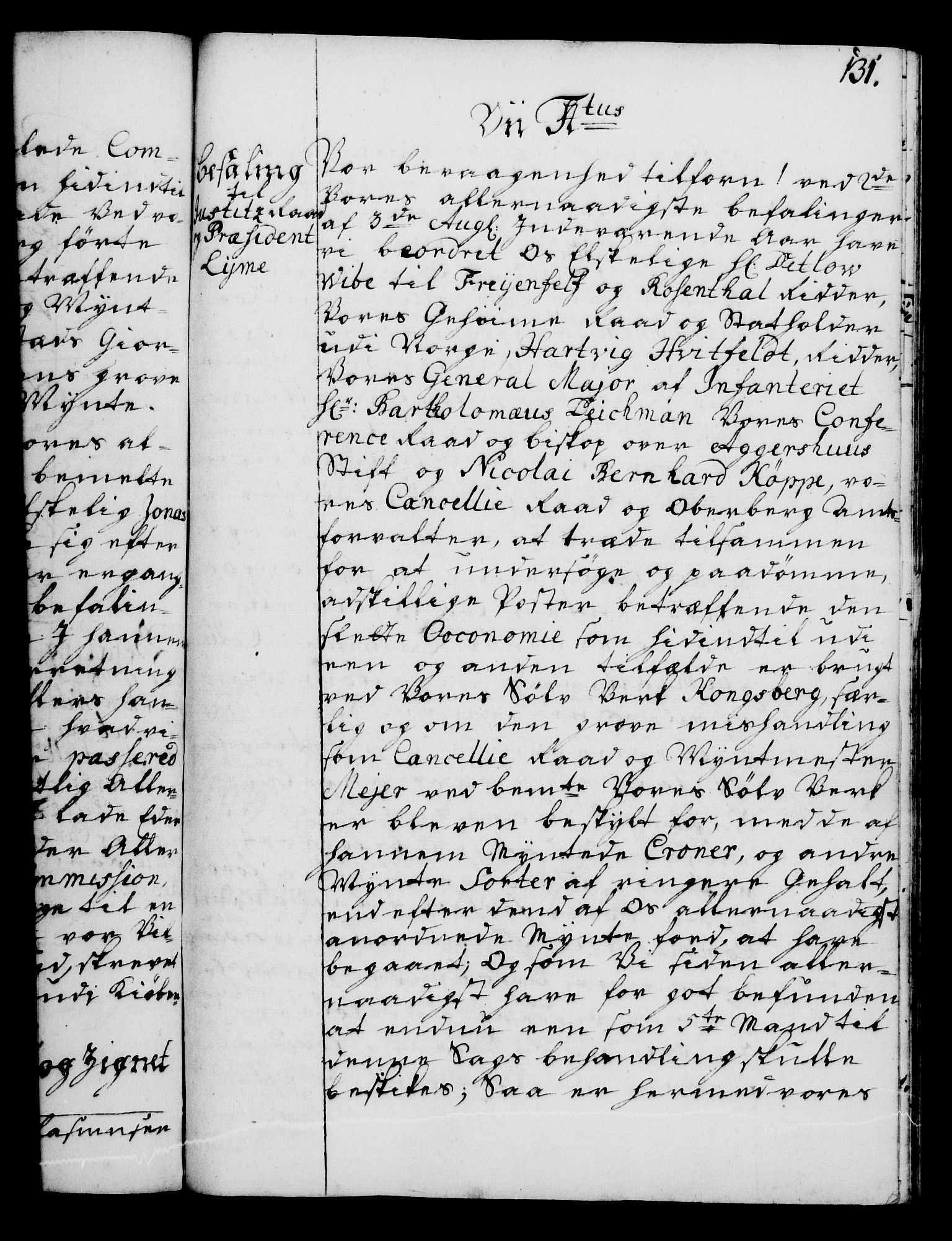 Rentekammeret, Kammerkanselliet, RA/EA-3111/G/Gg/Gga/L0003: Norsk ekspedisjonsprotokoll med register (merket RK 53.3), 1727-1734, p. 131