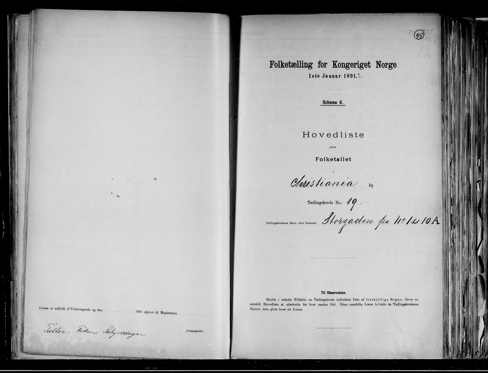 RA, 1891 census for 0301 Kristiania, 1891, p. 183