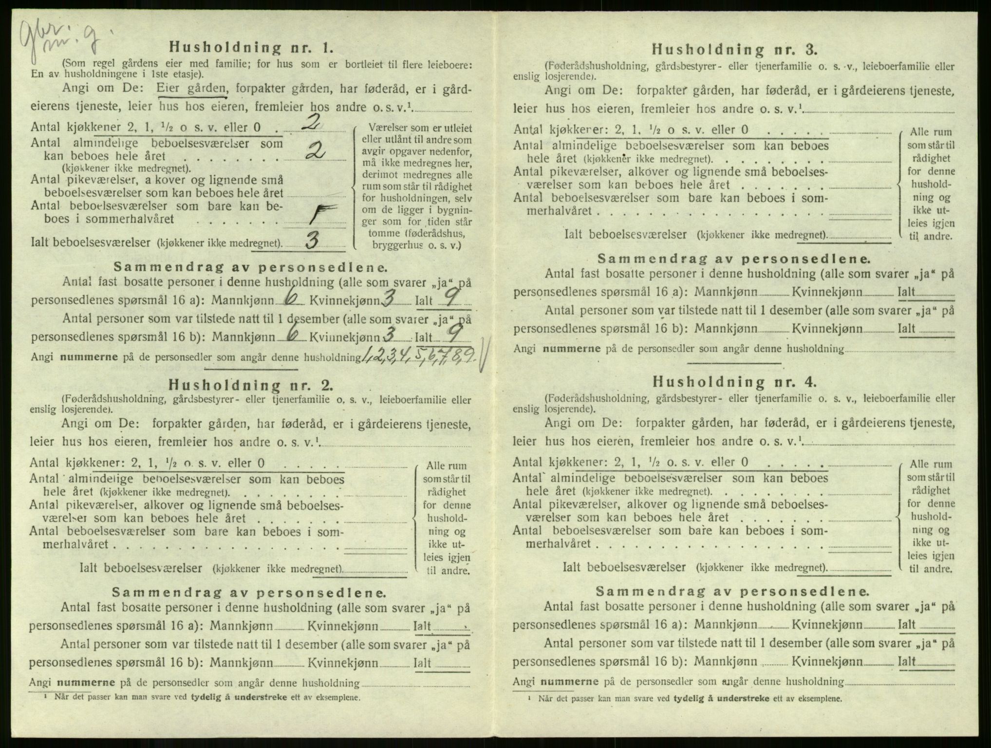 SAKO, 1920 census for Andebu, 1920, p. 1092