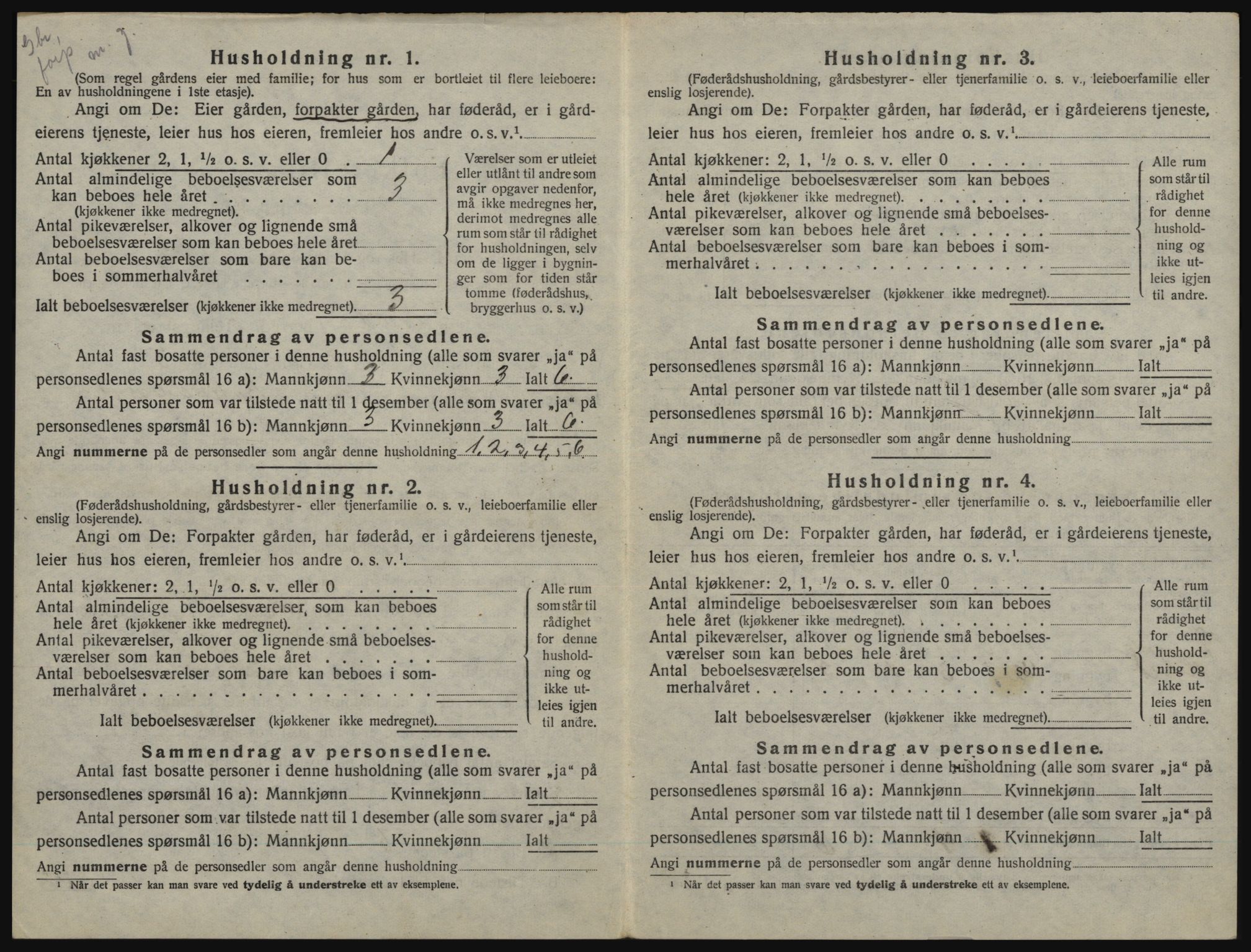 SAO, 1920 census for Idd, 1920, p. 1159