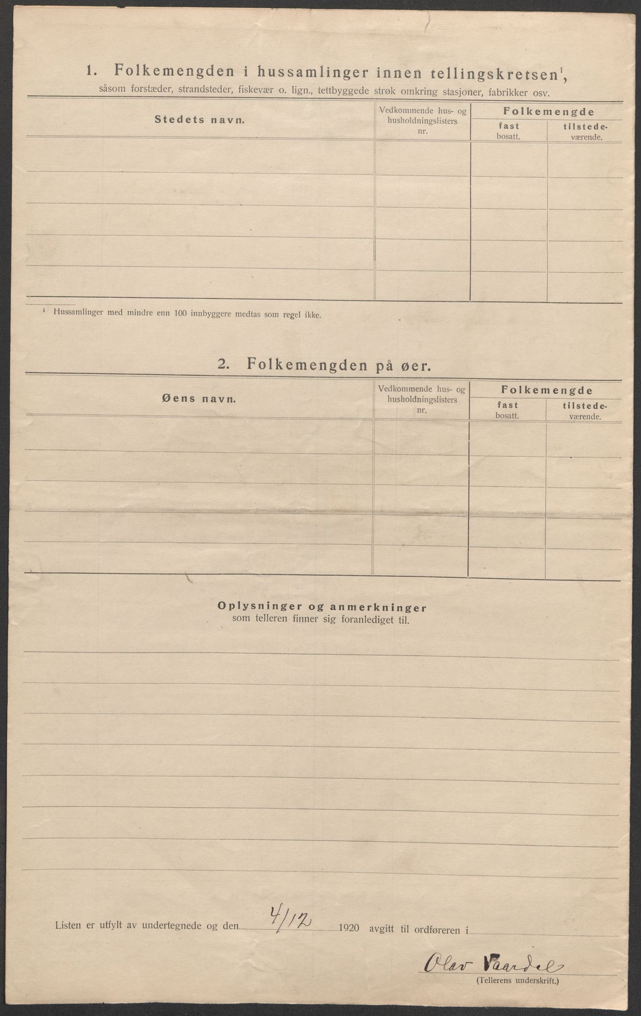 SAB, 1920 census for Fjaler, 1920, p. 58