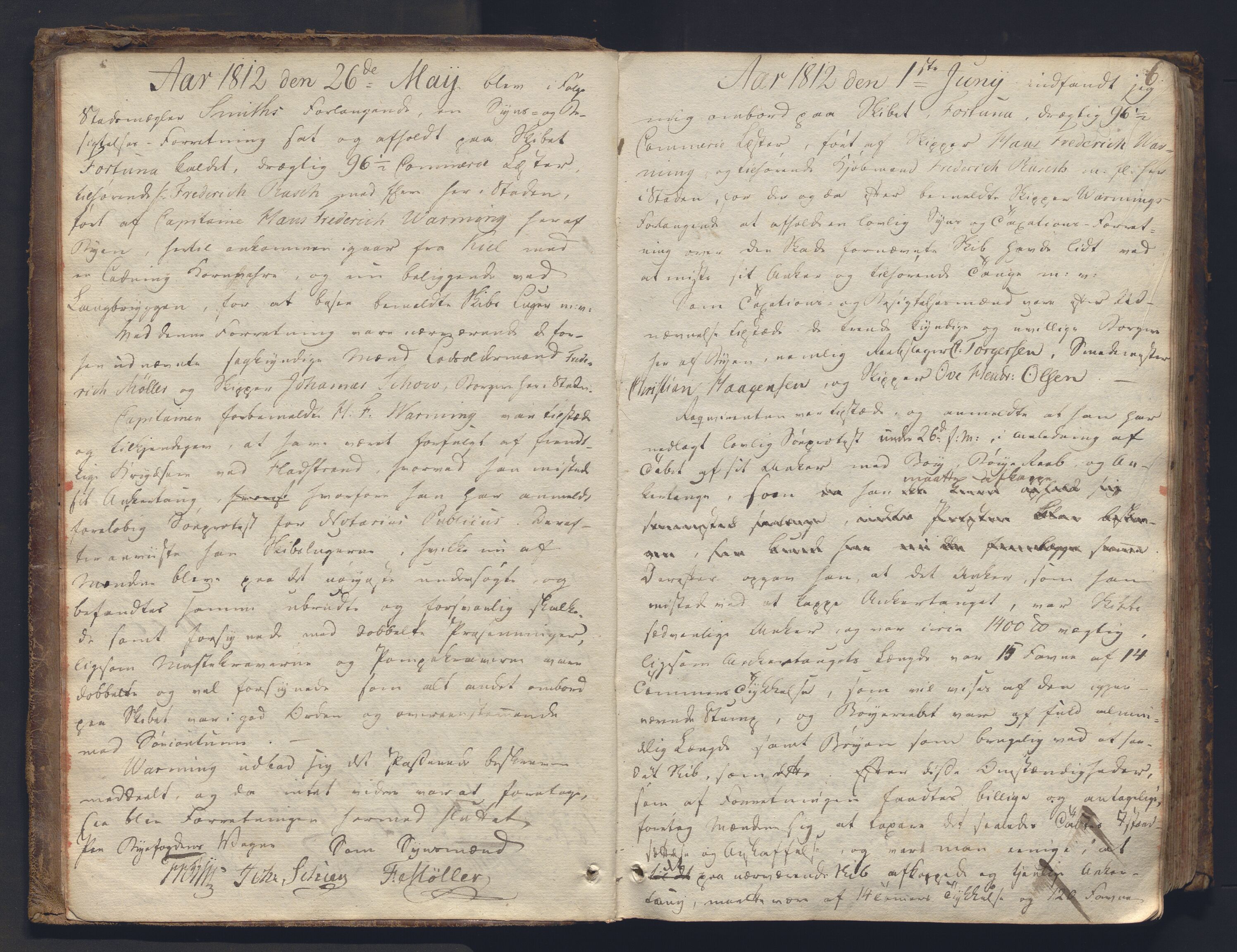 Christiania byfogd, AV/SAO-A-11543/F/Fc/L0024: Ekstrarettsprotokoll, 1812-1845, p. 5b-6a