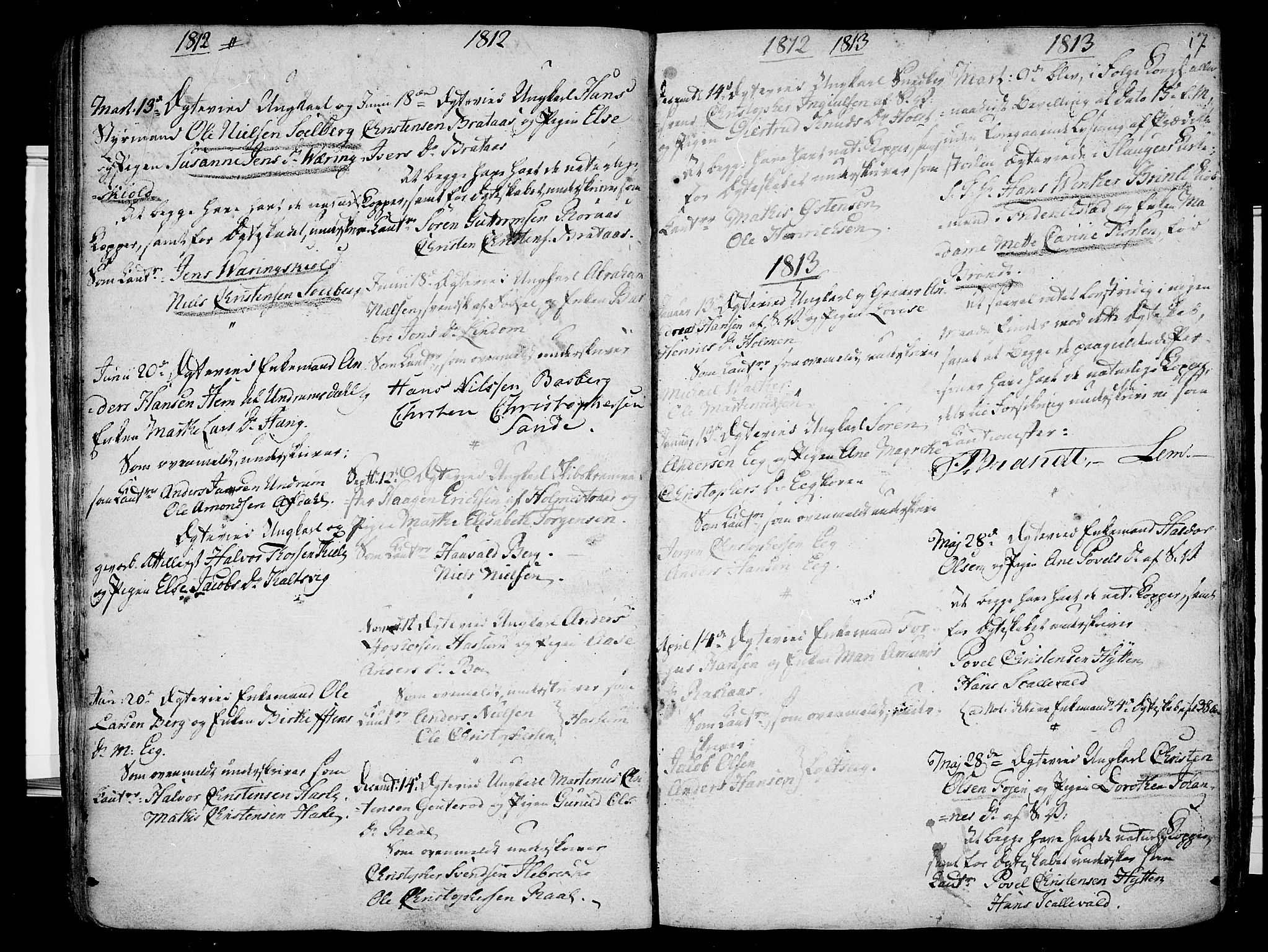 Sem kirkebøker, AV/SAKO-A-5/F/Fb/L0003: Parish register (official) no. II 3, 1792-1814, p. 17