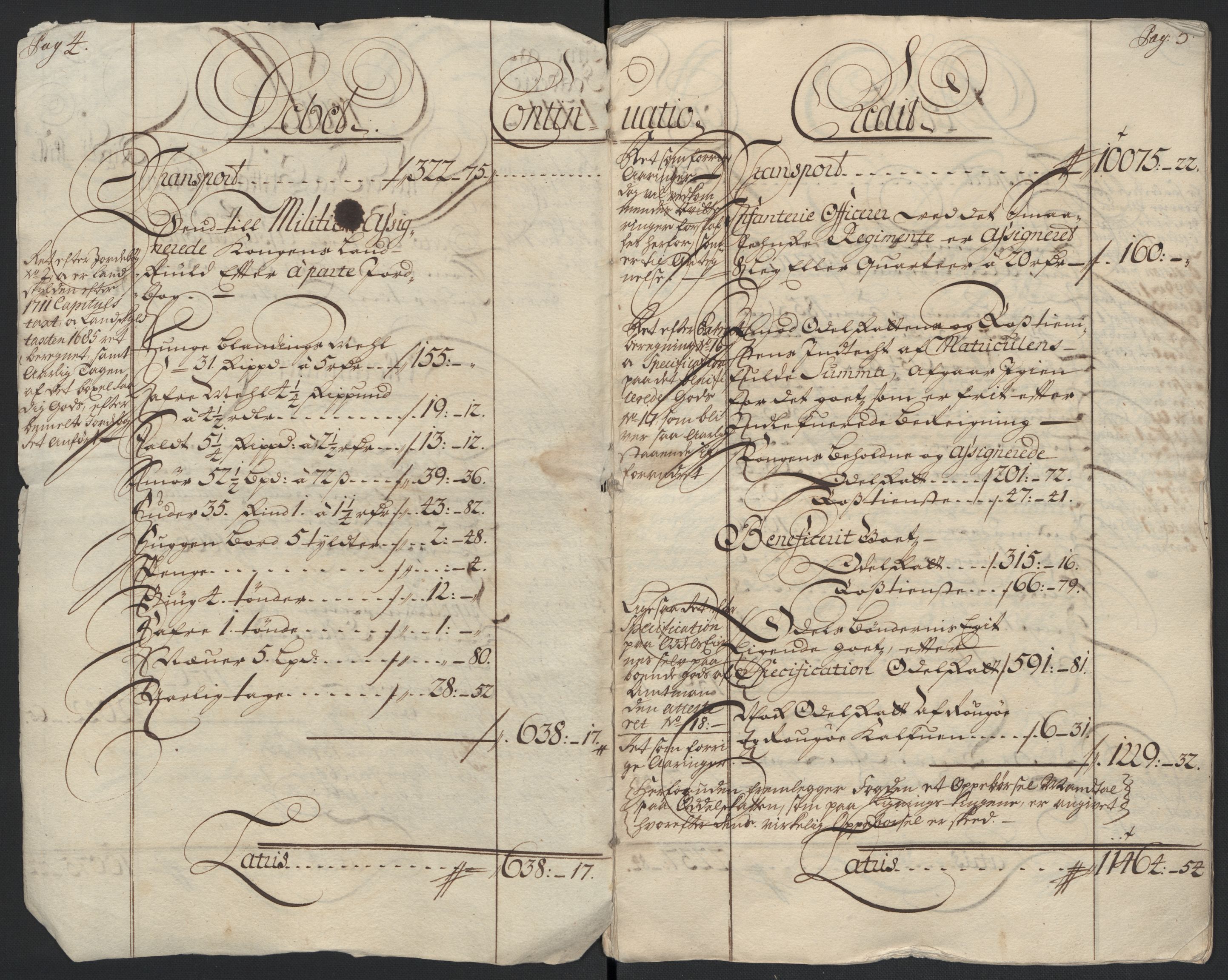 Rentekammeret inntil 1814, Reviderte regnskaper, Fogderegnskap, AV/RA-EA-4092/R04/L0136: Fogderegnskap Moss, Onsøy, Tune, Veme og Åbygge, 1711, p. 5