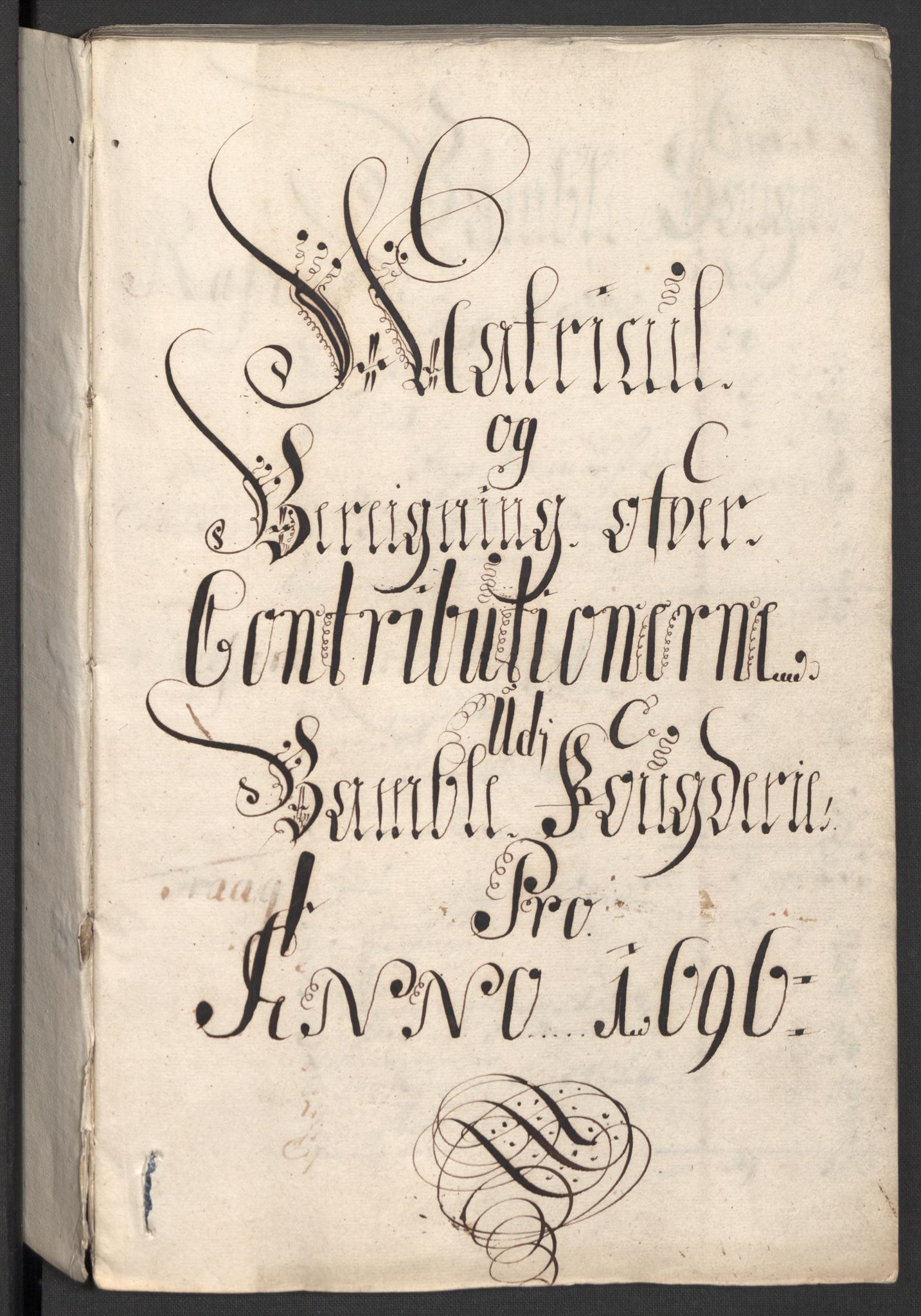 Rentekammeret inntil 1814, Reviderte regnskaper, Fogderegnskap, RA/EA-4092/R36/L2095: Fogderegnskap Øvre og Nedre Telemark og Bamble, 1696, p. 51