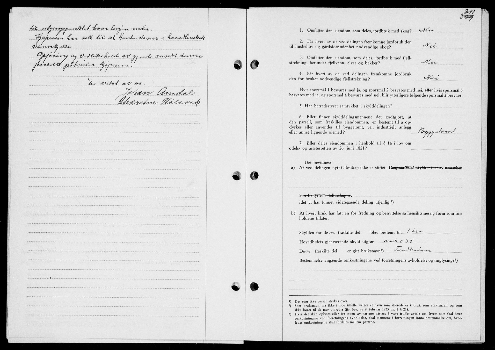 Ryfylke tingrett, SAST/A-100055/001/II/IIB/L0085: Mortgage book no. 64, 1941-1941, Diary no: : 929/1941