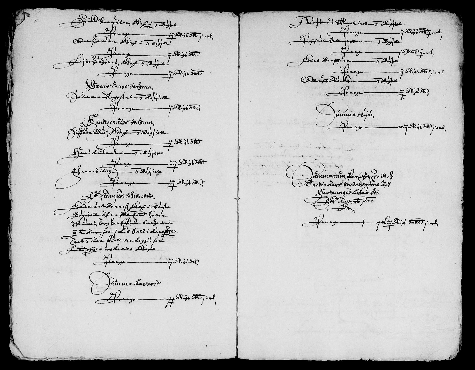 Rentekammeret inntil 1814, Reviderte regnskaper, Lensregnskaper, RA/EA-5023/R/Rb/Rbu/L0003: Hardanger og Halsnøy kloster len, 1621-1627