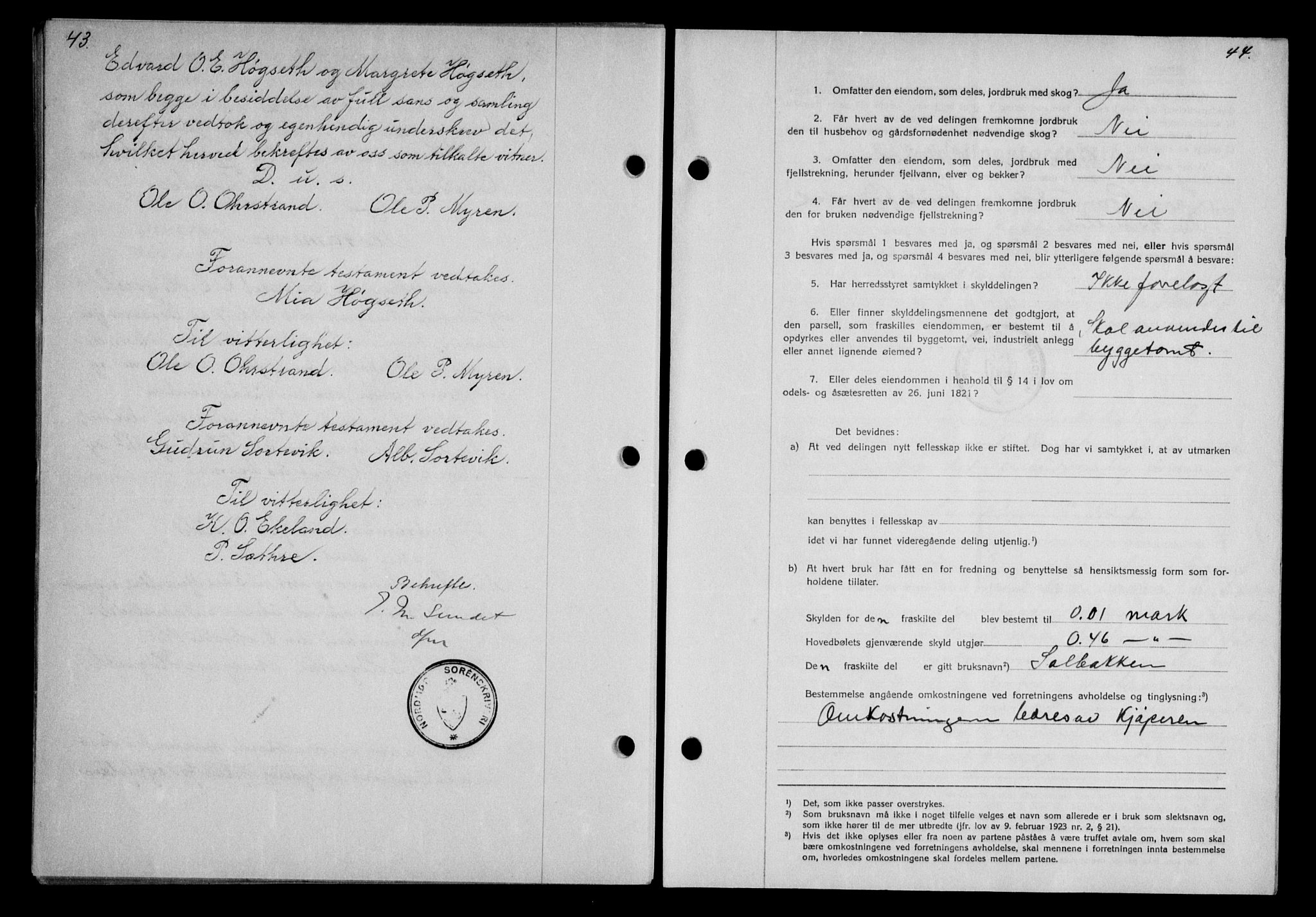 Nordmøre sorenskriveri, AV/SAT-A-4132/1/2/2Ca/L0065: Mortgage book no. 55, 1928-1929, Deed date: 29.10.1928