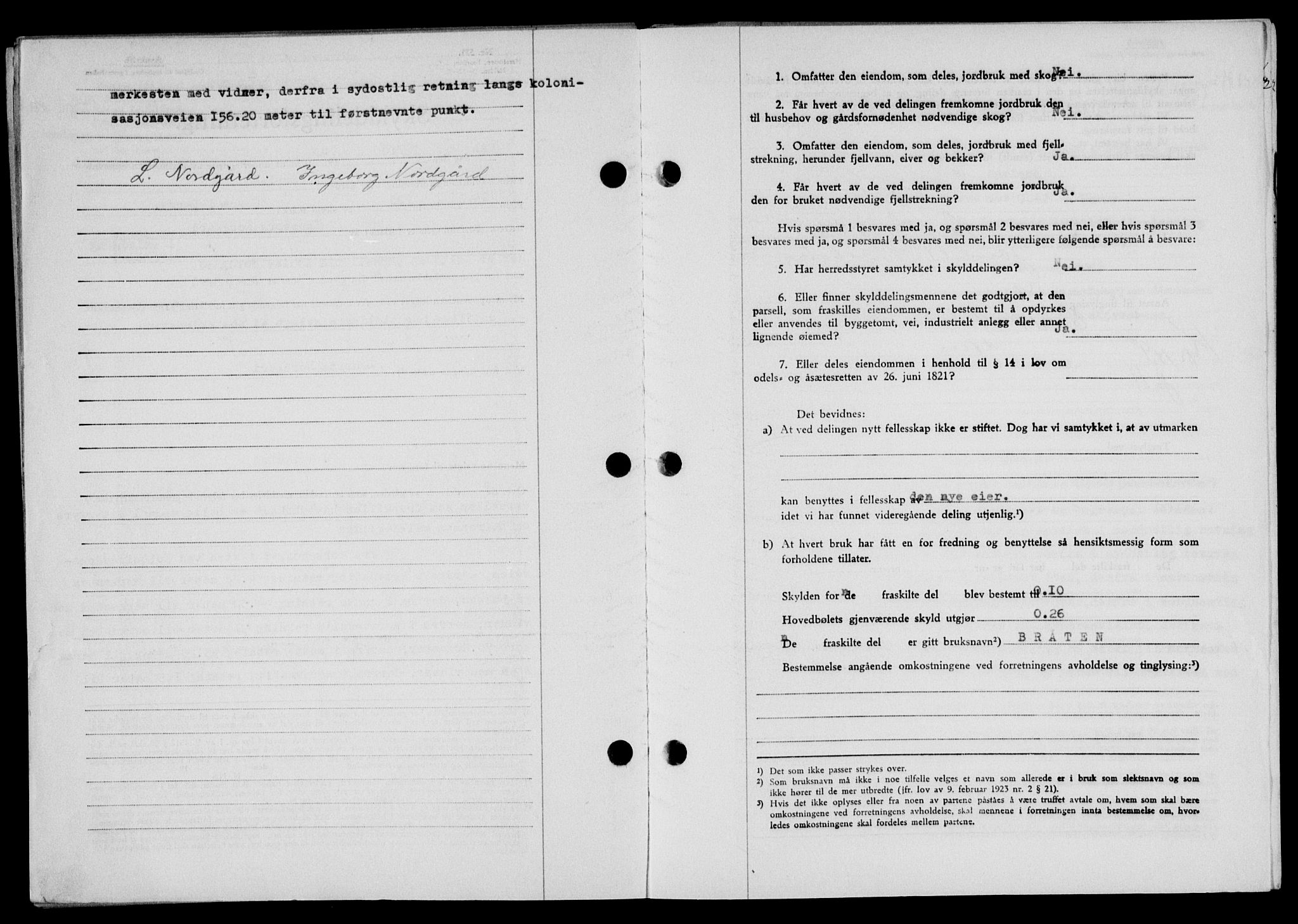 Lofoten sorenskriveri, SAT/A-0017/1/2/2C/L0010a: Mortgage book no. 10a, 1942-1943, Diary no: : 1814/1942