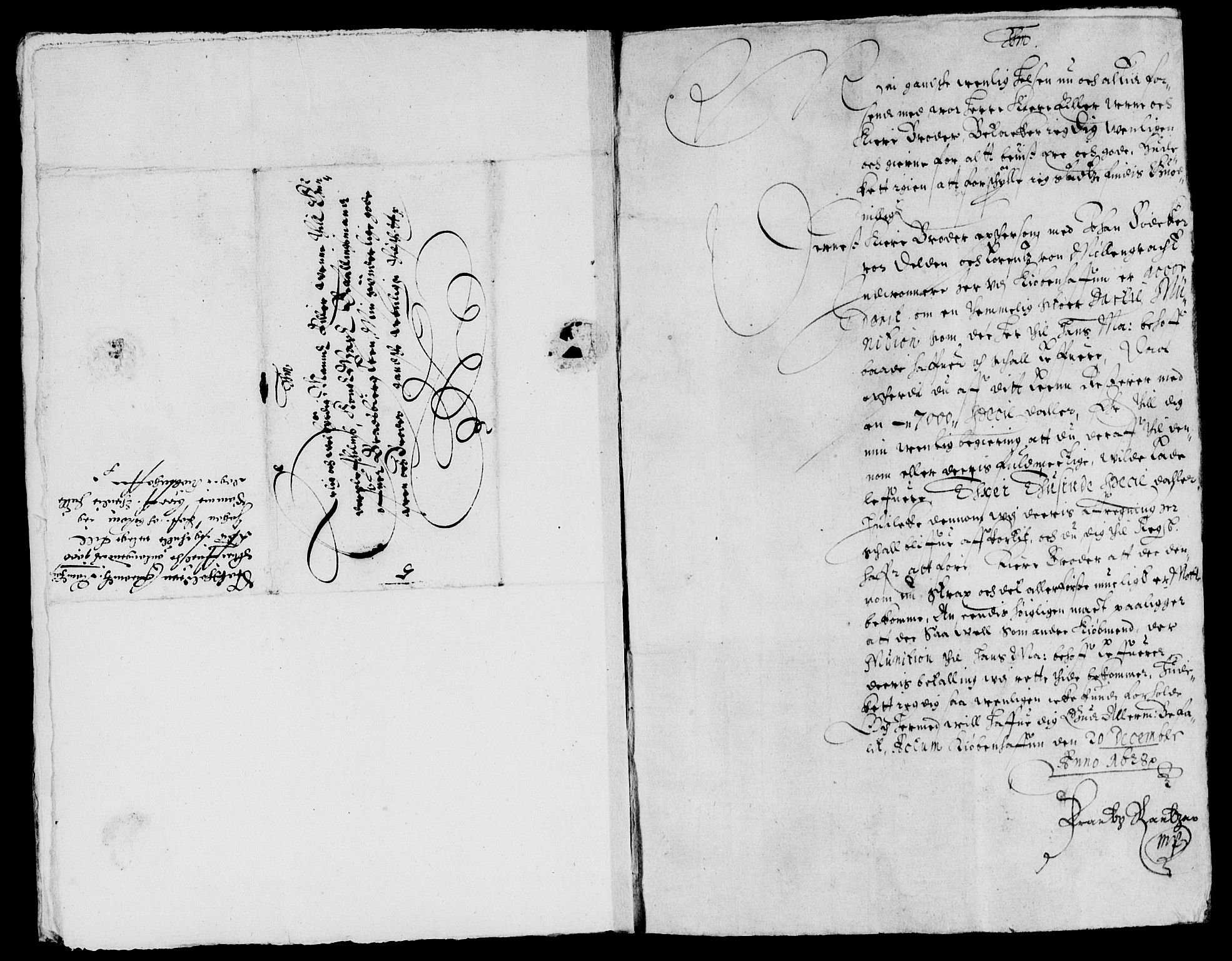Rentekammeret inntil 1814, Reviderte regnskaper, Lensregnskaper, AV/RA-EA-5023/R/Rb/Rbp/L0013: Bratsberg len, 1628-1630