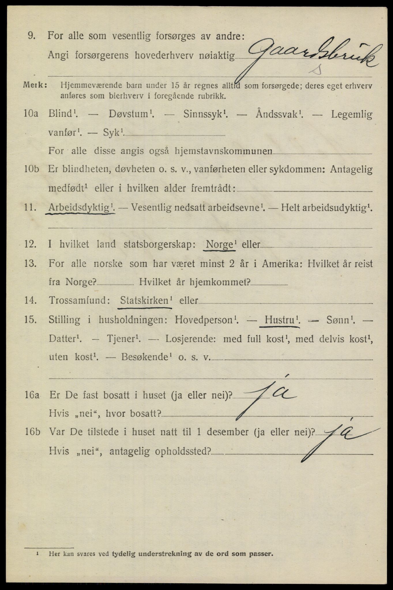 SAKO, 1920 census for Heddal, 1920, p. 6765