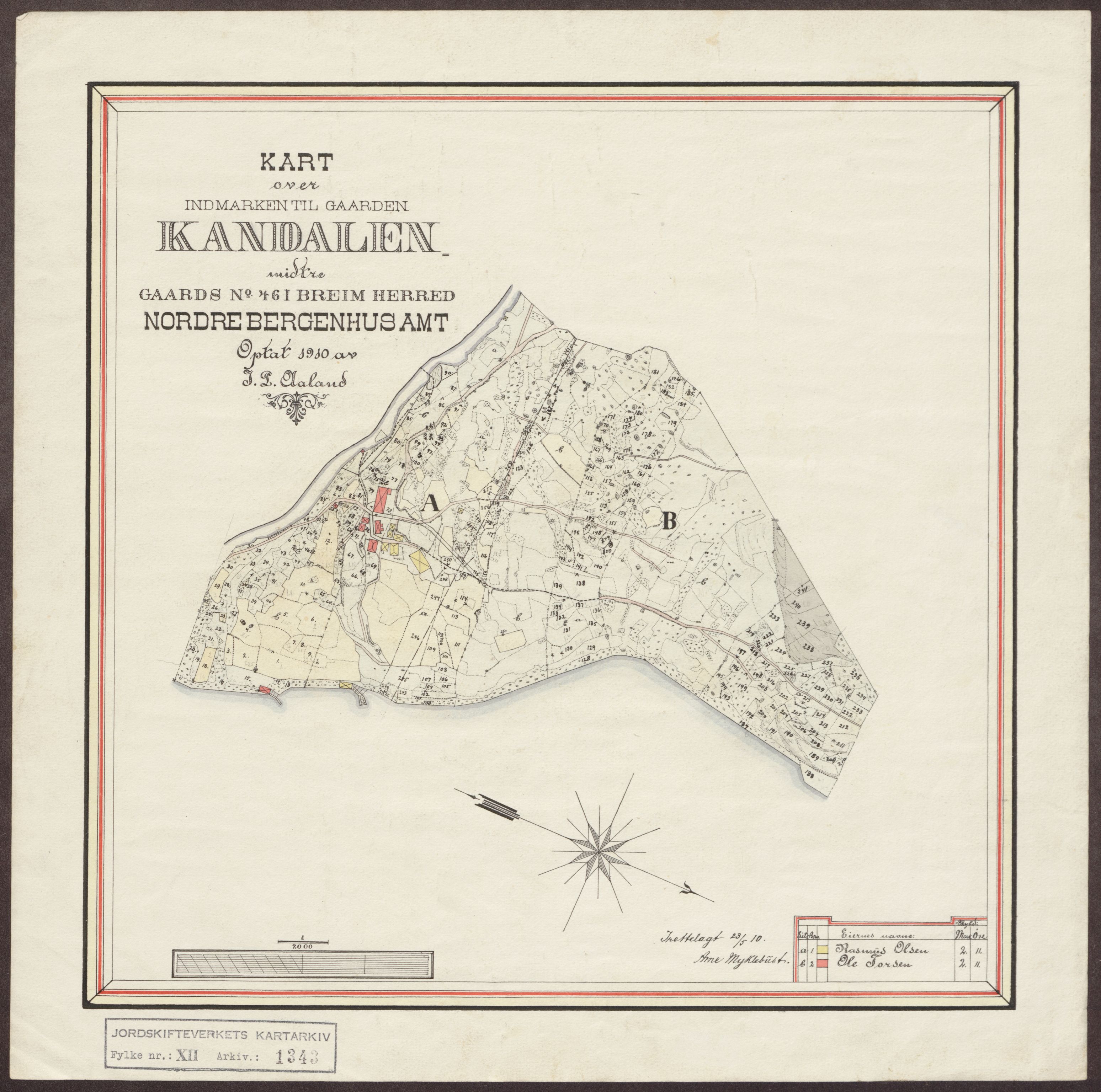 Jordskifteverkets kartarkiv, RA/S-3929/T, 1859-1988, p. 1506