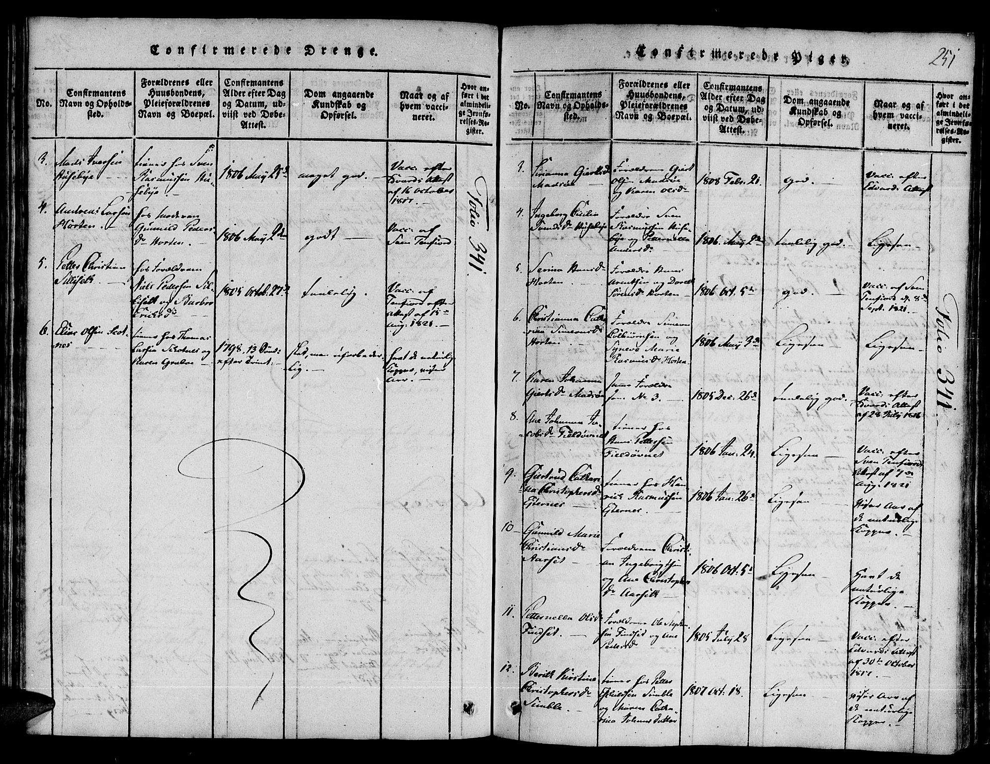 Ministerialprotokoller, klokkerbøker og fødselsregistre - Nord-Trøndelag, SAT/A-1458/780/L0636: Parish register (official) no. 780A03 /1, 1815-1830, p. 251