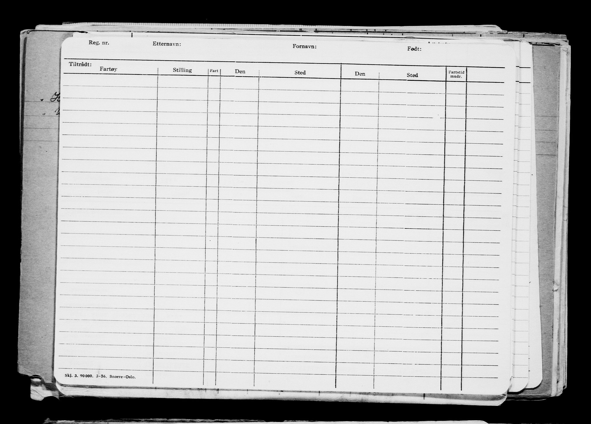 Direktoratet for sjømenn, RA/S-3545/G/Gb/L0207: Hovedkort, 1922, p. 148