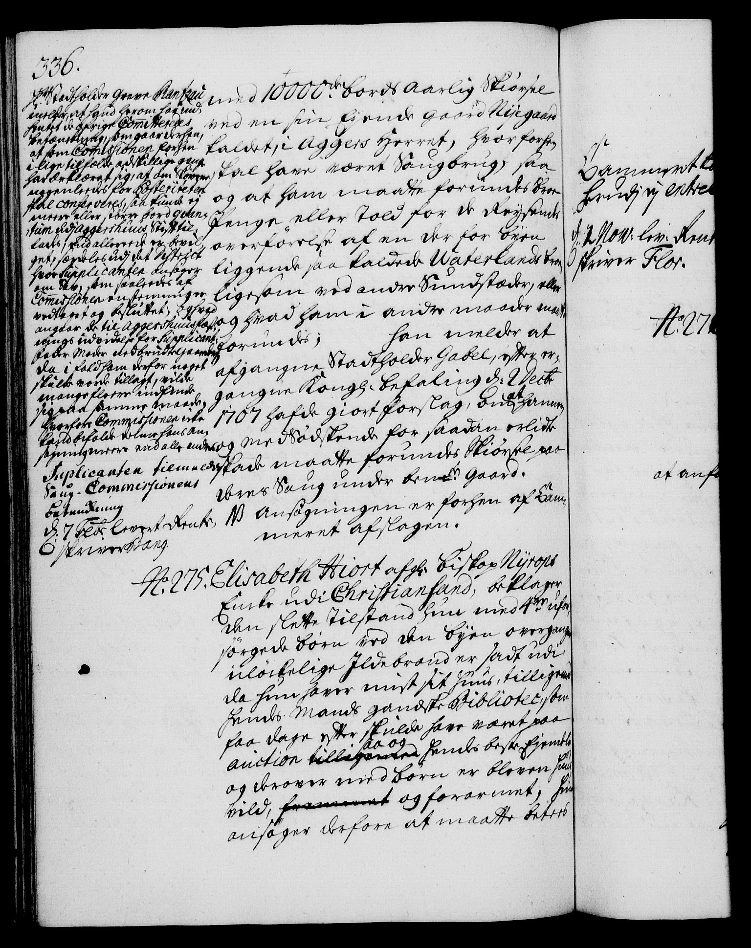 Rentekammeret, Kammerkanselliet, RA/EA-3111/G/Gh/Gha/L0016: Norsk ekstraktmemorialprotokoll (merket RK 53.61), 1734-1735, p. 336