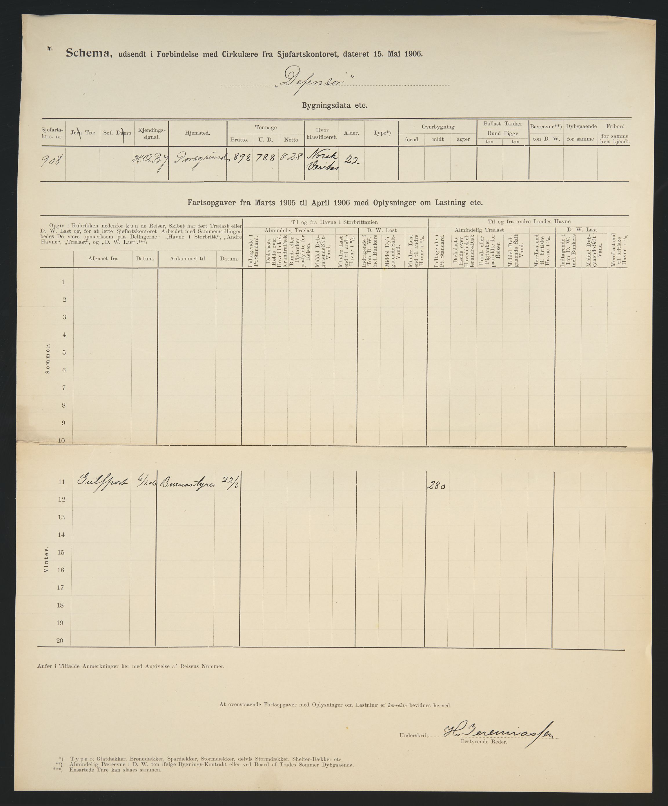 Sjøfartsdirektoratet med forløpere, skipsmapper slettede skip, RA/S-4998/F/Fa/L0235: --, 1847-1930, p. 416