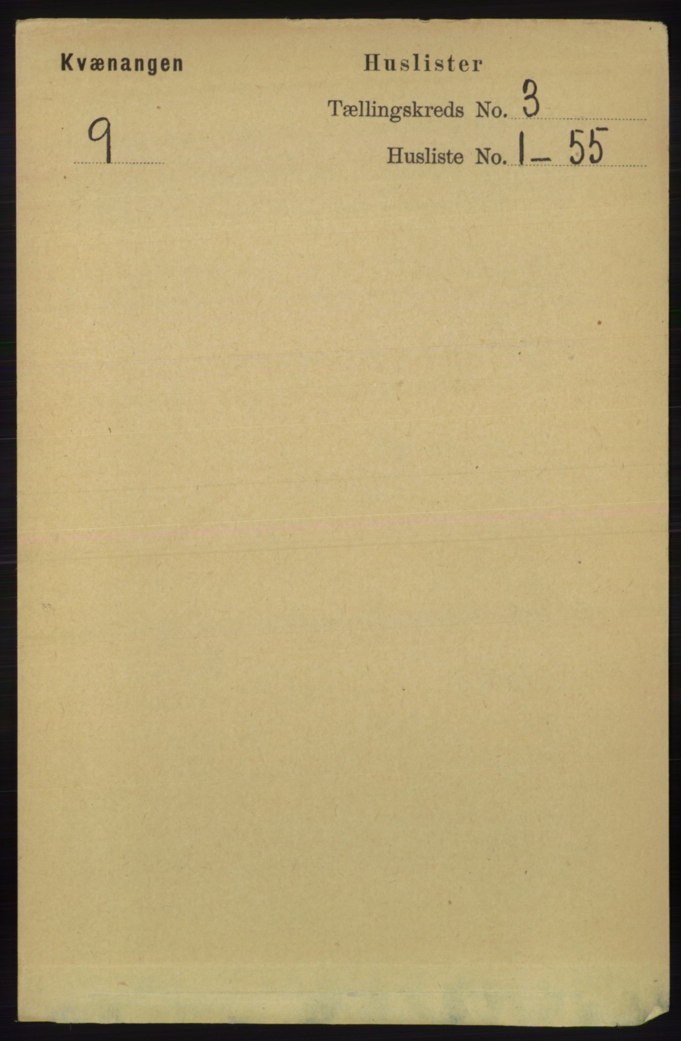 RA, 1891 census for 1943 Kvænangen, 1891, p. 1008