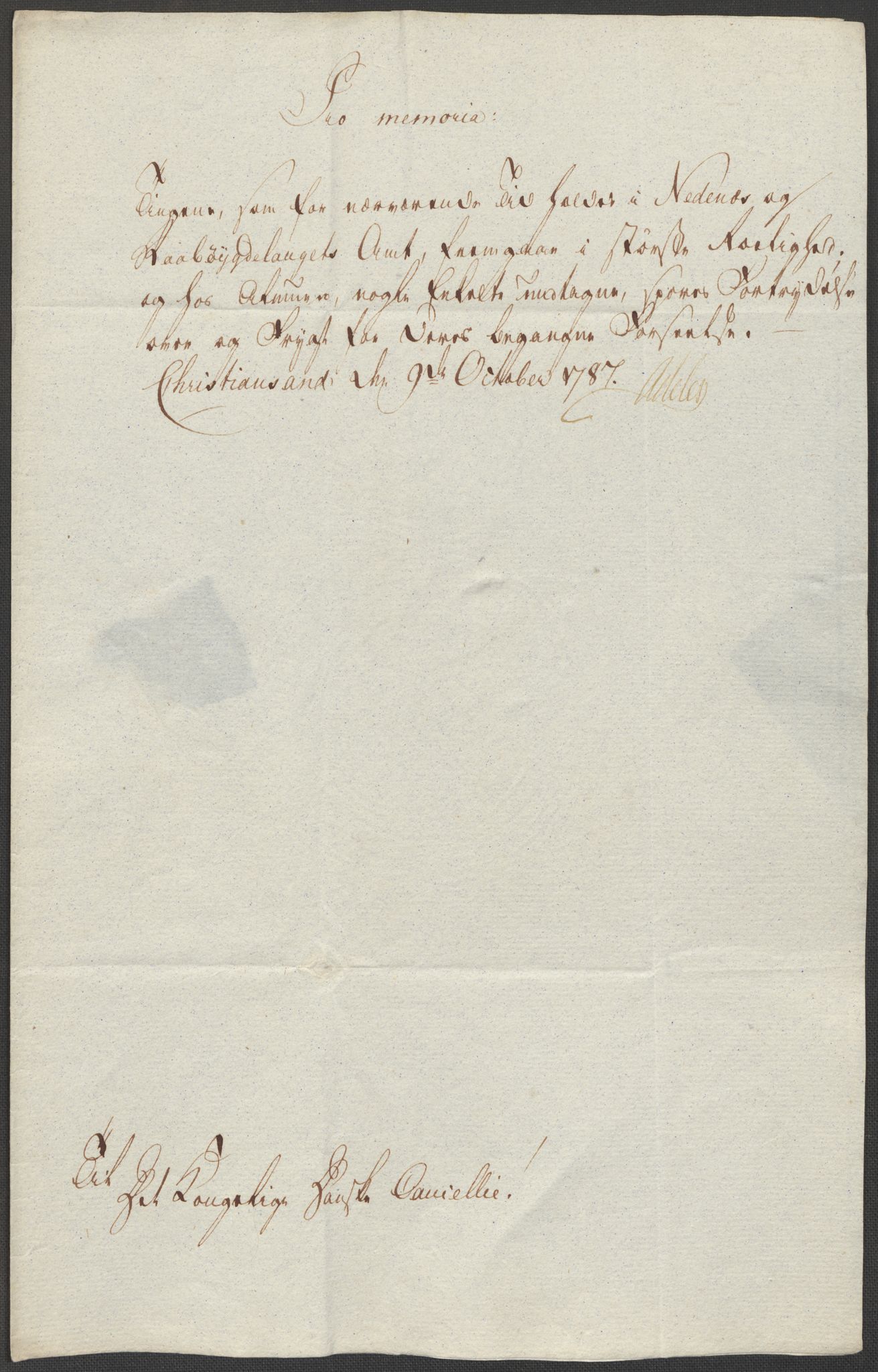 Danske Kanselli, Skapsaker, AV/RA-EA-4061/F/L0102: Skap 16, pakke 7 VIII, 1787-1800, p. 159