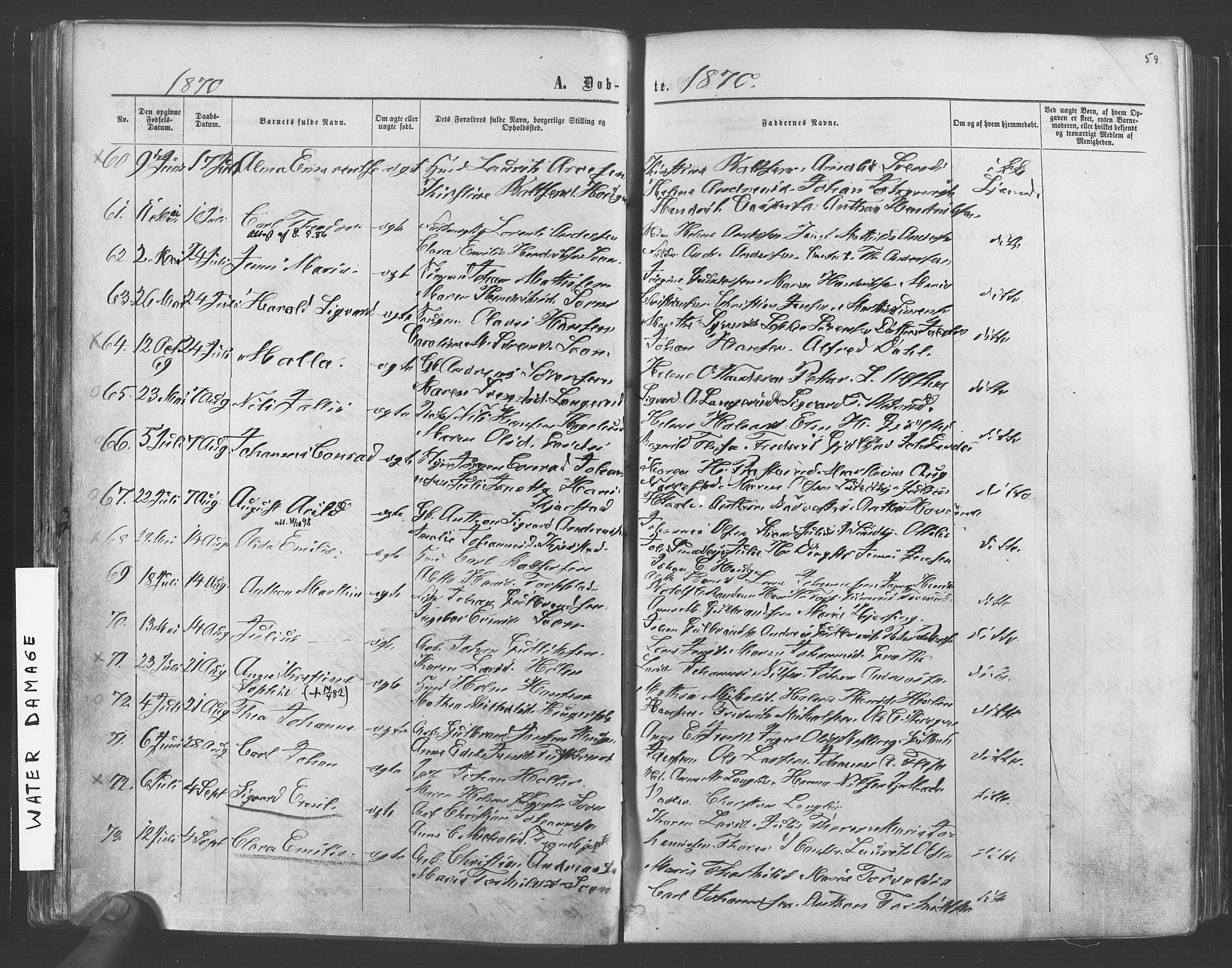 Vestby prestekontor Kirkebøker, AV/SAO-A-10893/F/Fa/L0008: Parish register (official) no. I 8, 1863-1877, p. 59