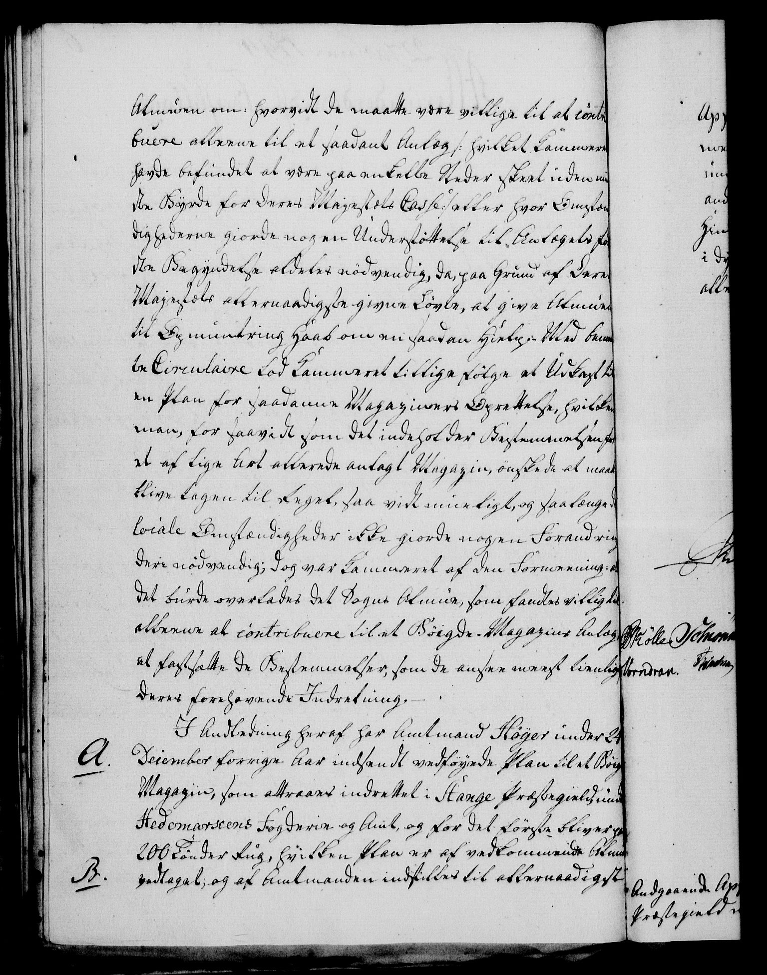 Rentekammeret, Kammerkanselliet, RA/EA-3111/G/Gf/Gfa/L0076: Norsk relasjons- og resolusjonsprotokoll (merket RK 52.76), 1794, p. 61