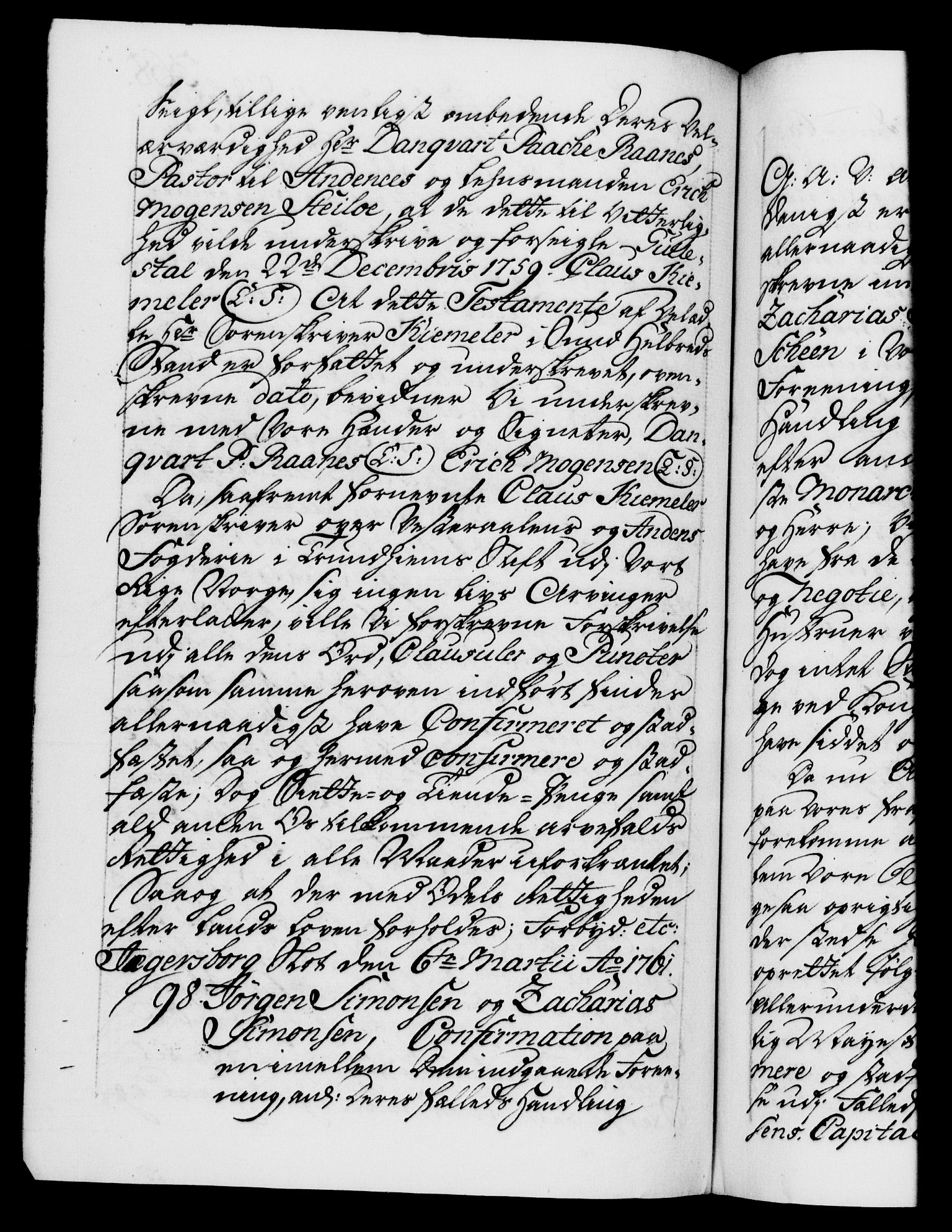 Danske Kanselli 1572-1799, AV/RA-EA-3023/F/Fc/Fca/Fcaa/L0041: Norske registre, 1760-1762, p. 368b