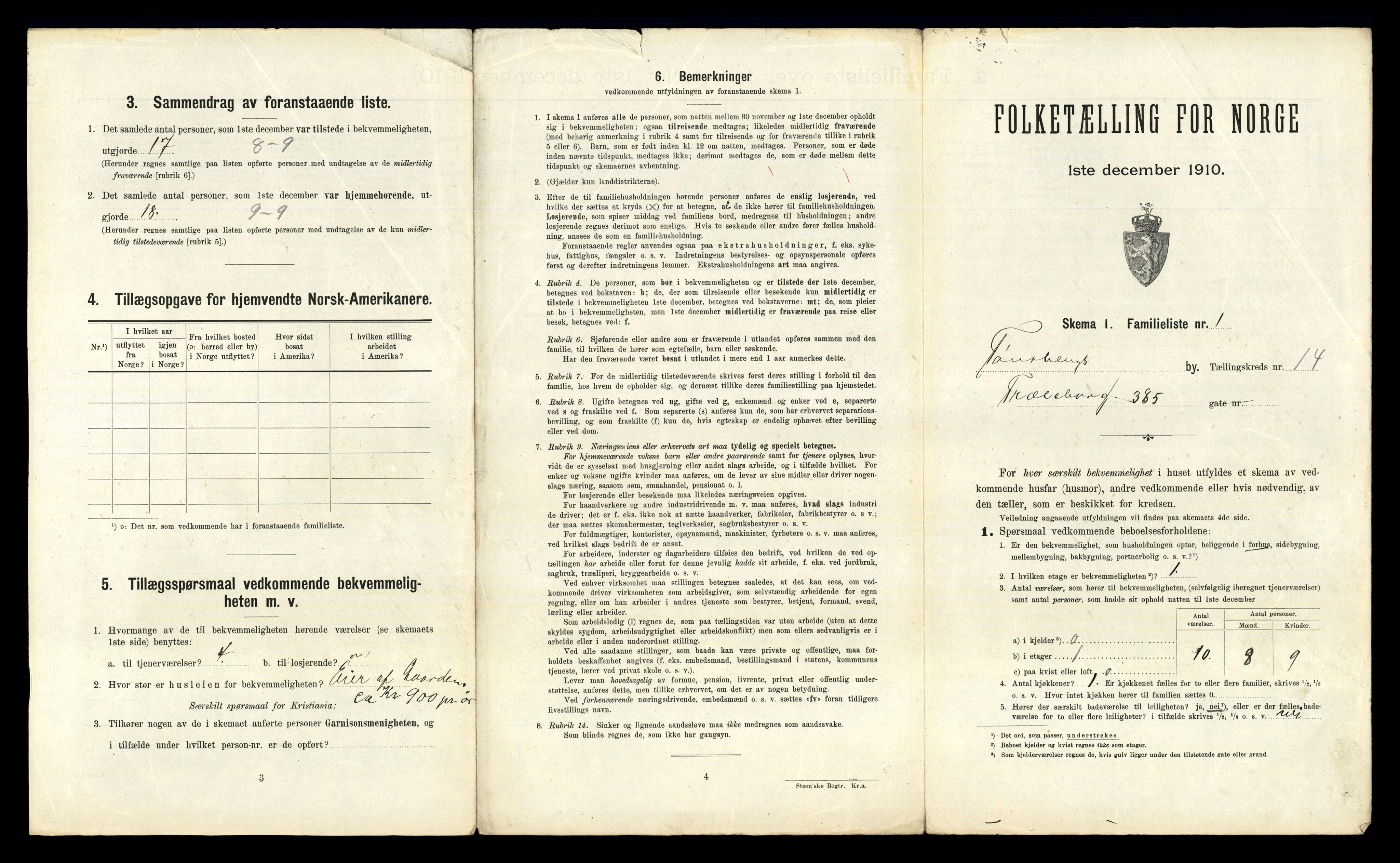 RA, 1910 census for Tønsberg, 1910, p. 6081