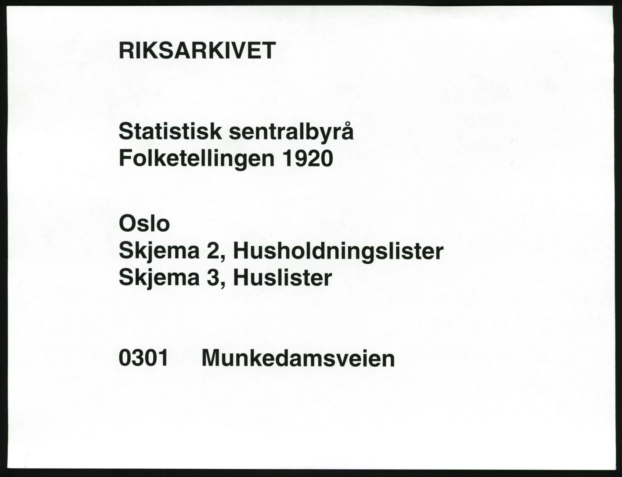 SAO, 1920 census for Kristiania, 1920, p. 68116