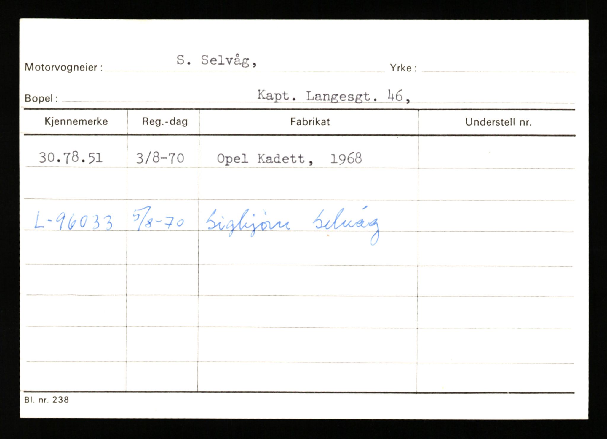 Stavanger trafikkstasjon, AV/SAST-A-101942/0/G/L0011: Registreringsnummer: 240000 - 363477, 1930-1971, p. 1583