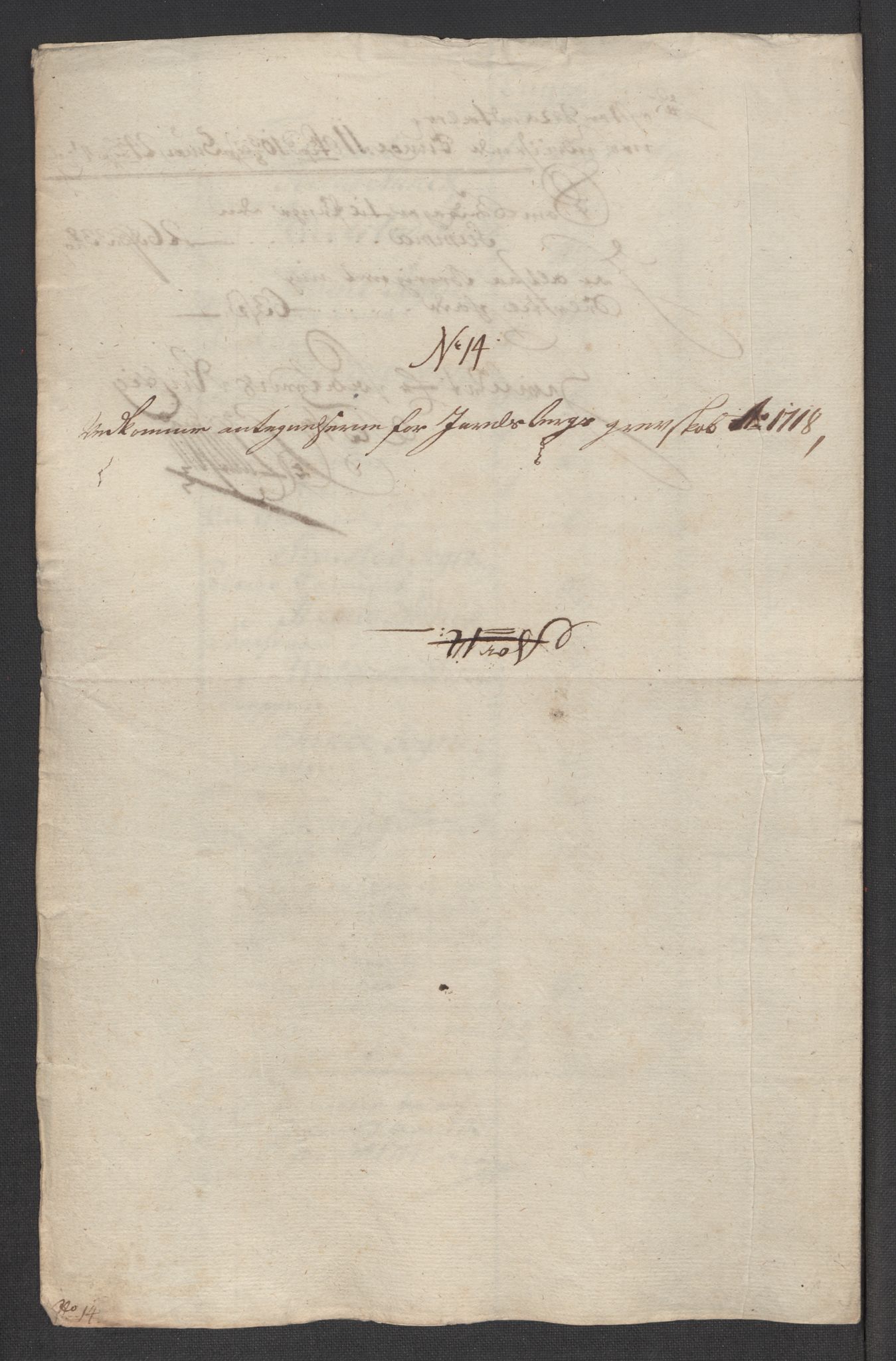 Rentekammeret inntil 1814, Reviderte regnskaper, Fogderegnskap, AV/RA-EA-4092/R32/L1882: Fogderegnskap Jarlsberg grevskap, 1718, p. 590